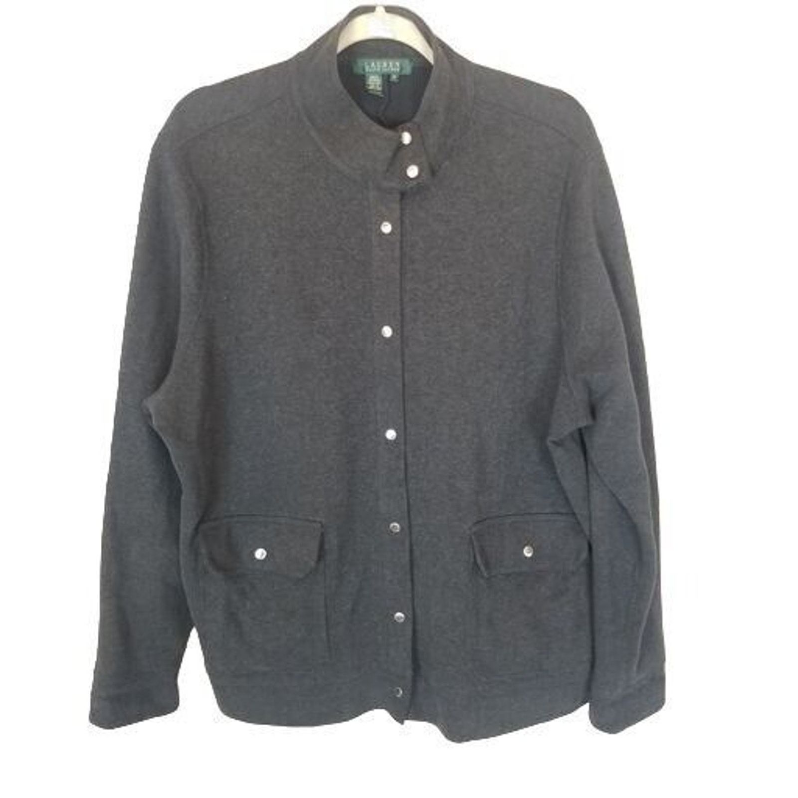 Lauren Ralph Lauren Lauren Ralph Lauren Snap Up Jacket Size 2X Minimalist Preppy Size XXL / US 16-18 / IT 52-54 - 1 Thumbnail