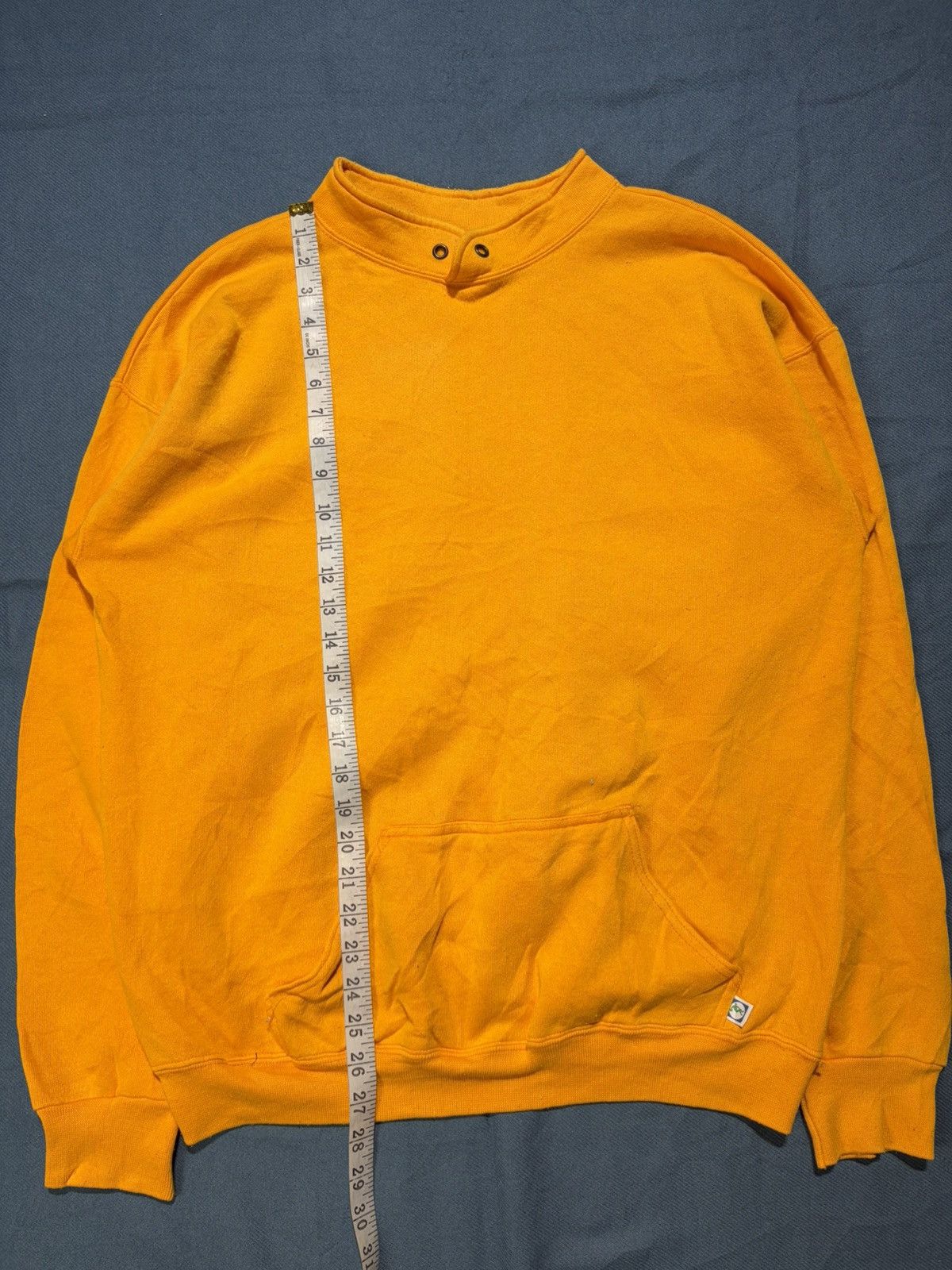 Vintage VINTAGE Discus Athletic Sweatshirt Mens Mustard Orange Size US L / EU 52-54 / 3 - 10 Thumbnail