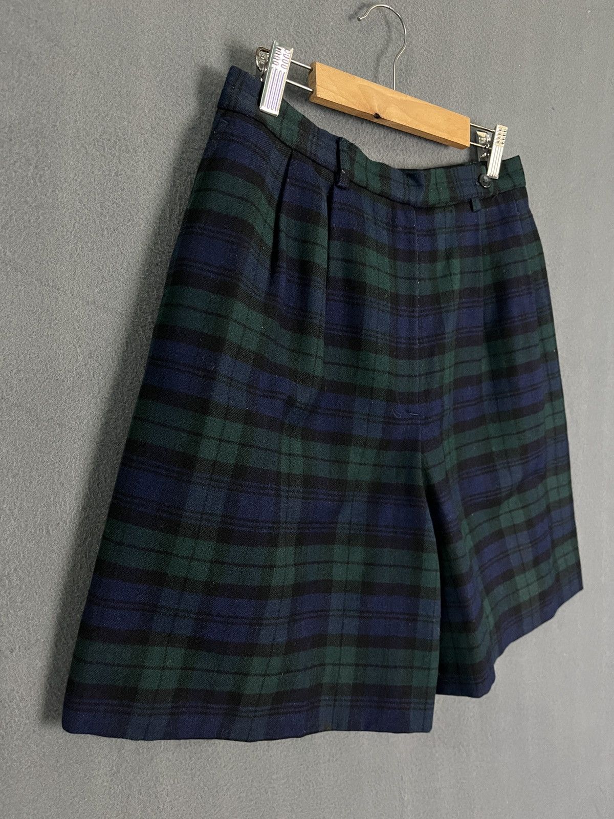 McGregor × Vintage Vintage Mcgregor Tartan Wool High Waist Shorts Size 30" / US 8 / IT 44 - 3 Thumbnail