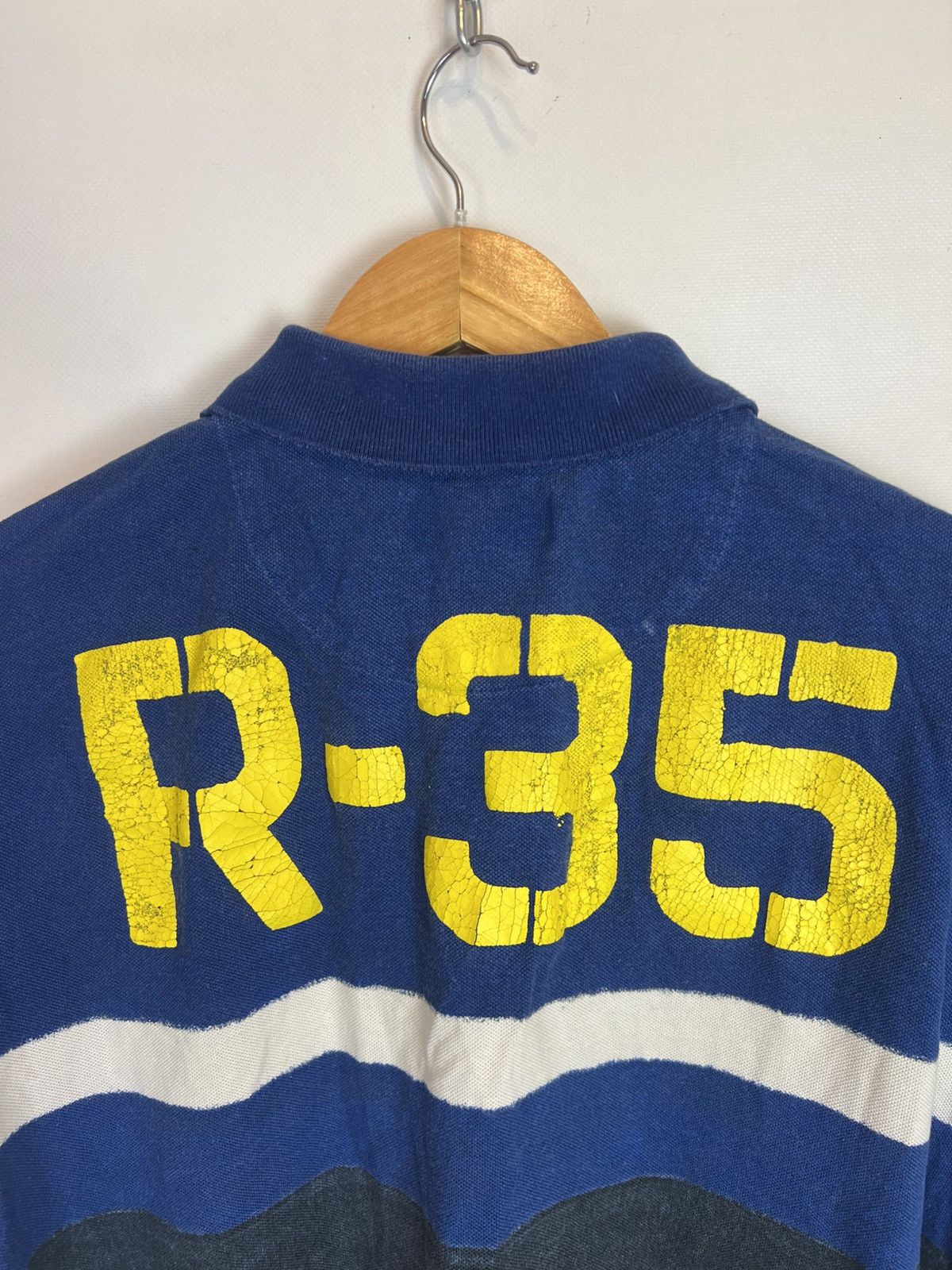Polo Ralph Lauren Vintage Y2K Polo Ralph Lauren Rugby Shirt Chief Keef R-35 Size US XL / EU 56 / 4 - 2 Thumbnail