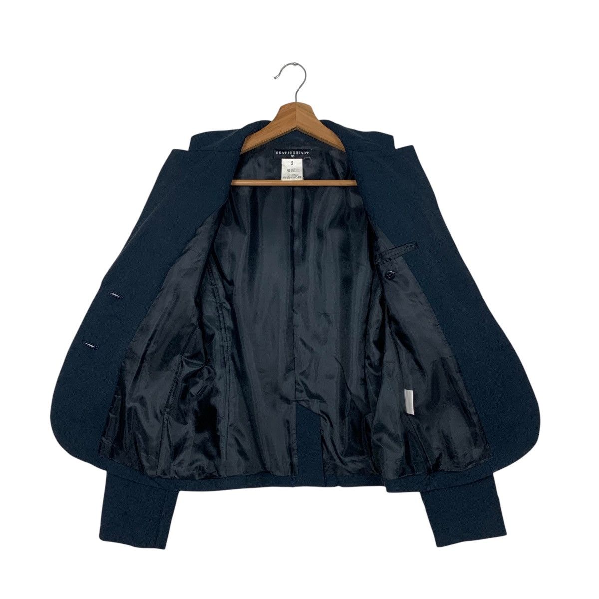 Japanese Brand BEATINGHEART Menswear Suit Jacket Blazers #1917-C83 Size S / US 4 / IT 40 - 11 Thumbnail