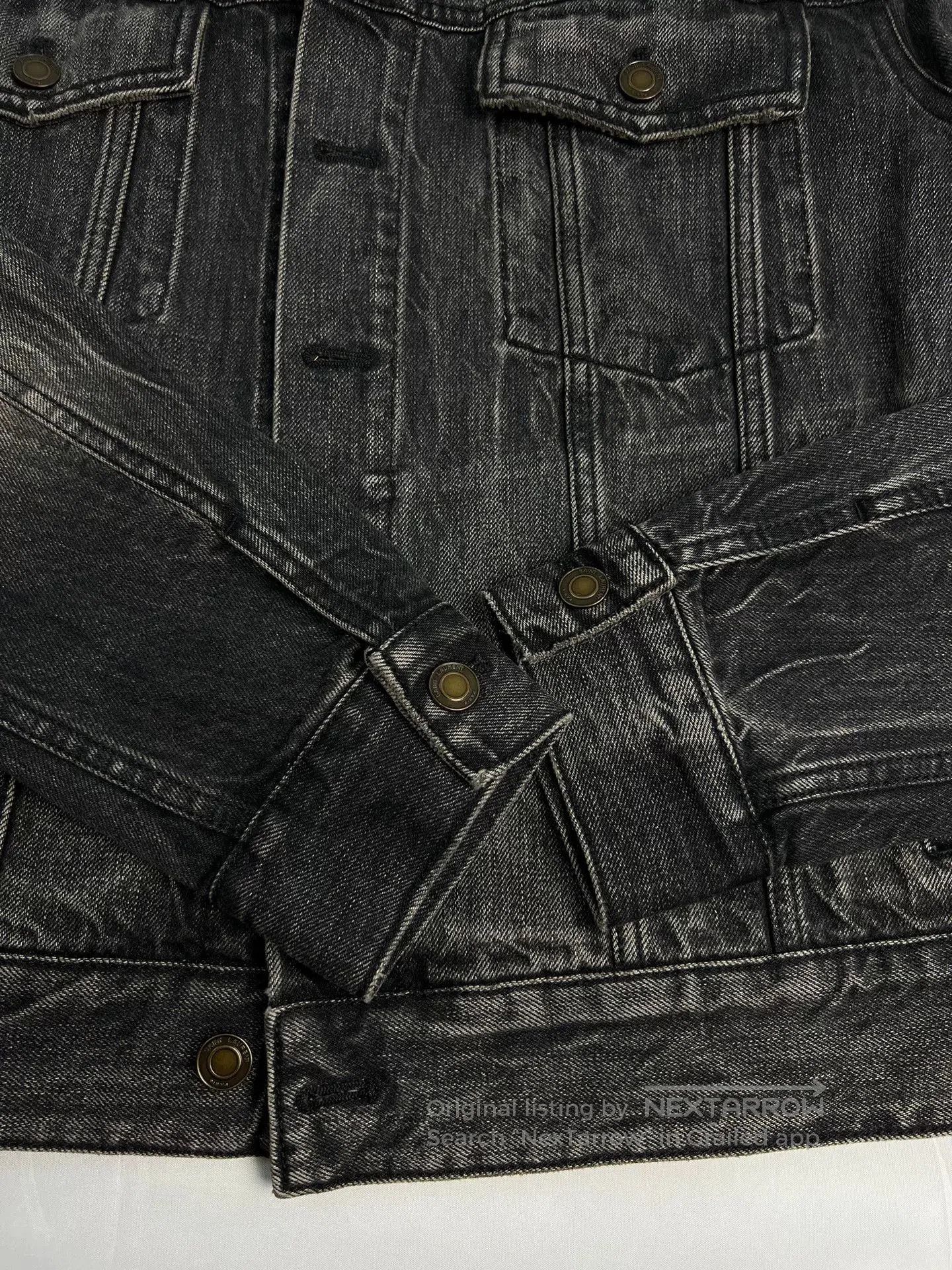 Saint Laurent Paris Saint Laurent FW21 Coconut Tree Denim Jacket. Size US M / EU 48-50 / 2 - 4 Thumbnail