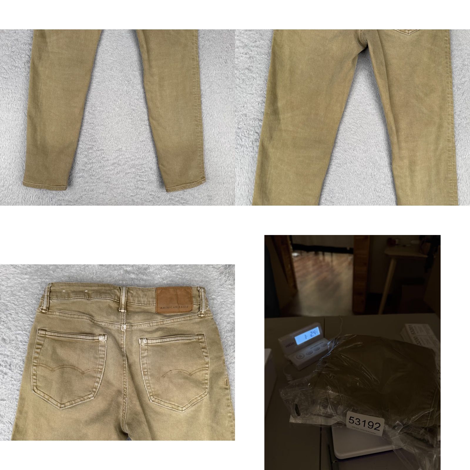 American Eagle Outfitters American Eagle Outfitters Jeans Mens 28x28 Beige Jegging Skinny Next Level Flex Size US 28 / EU 44 - 10 Thumbnail