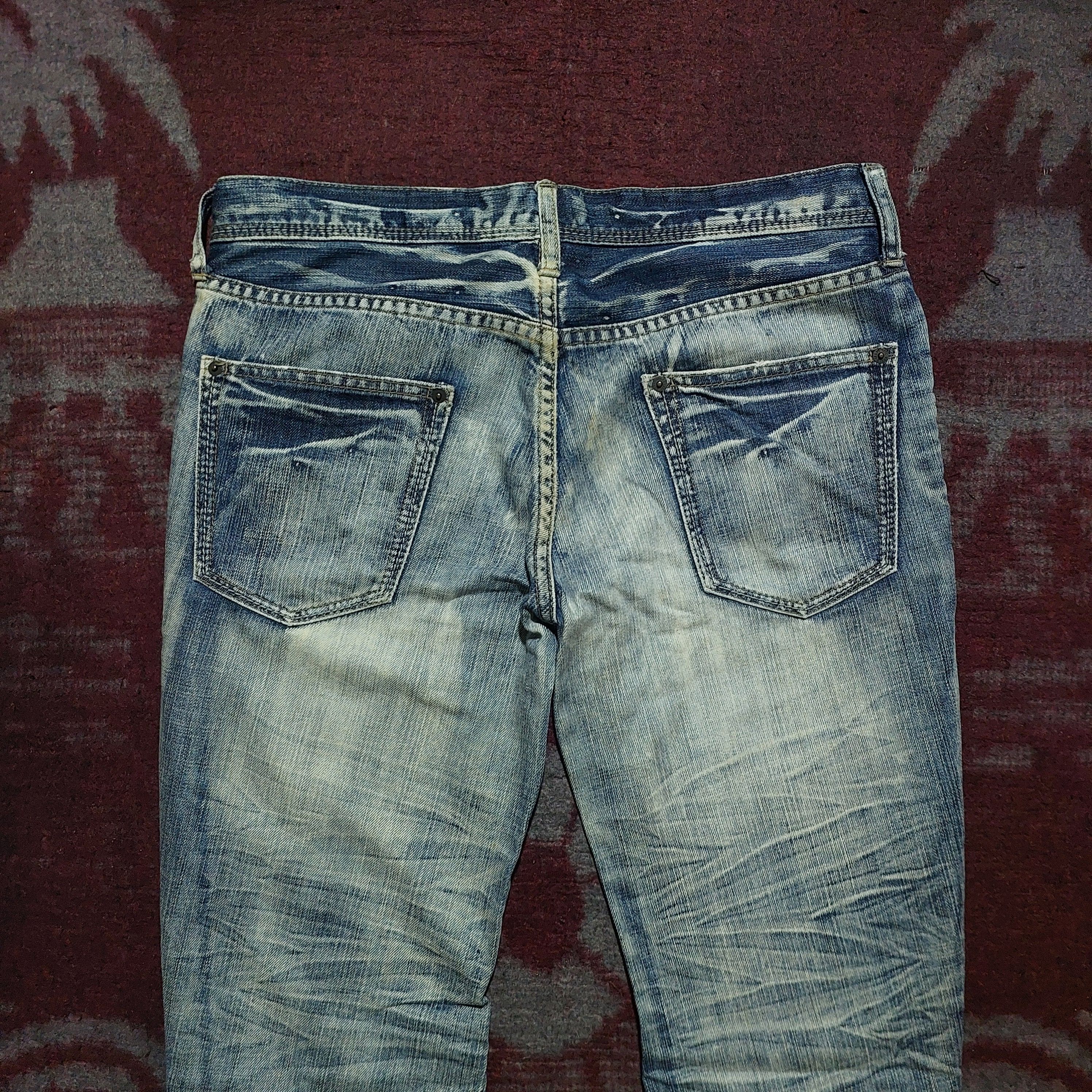 Tornado Mart 2000s Edge Ruppet clawmark curve denim Size US 34 / EU 50 - 6 Thumbnail