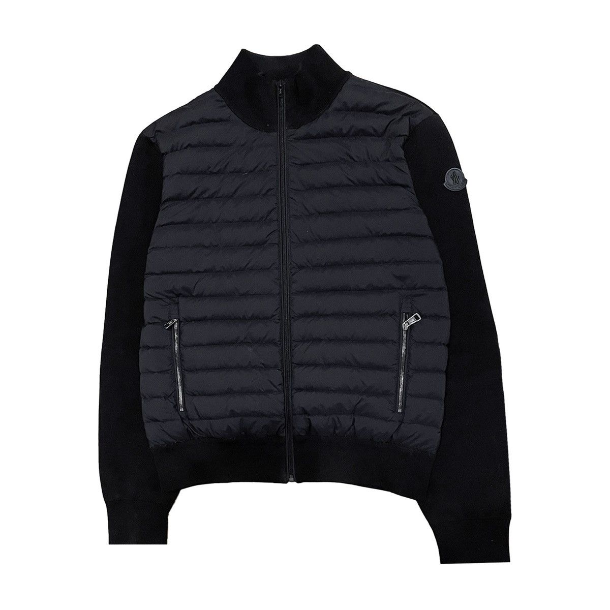 image of Moncler Black Label Down Cardigan, Men's (Size Medium)