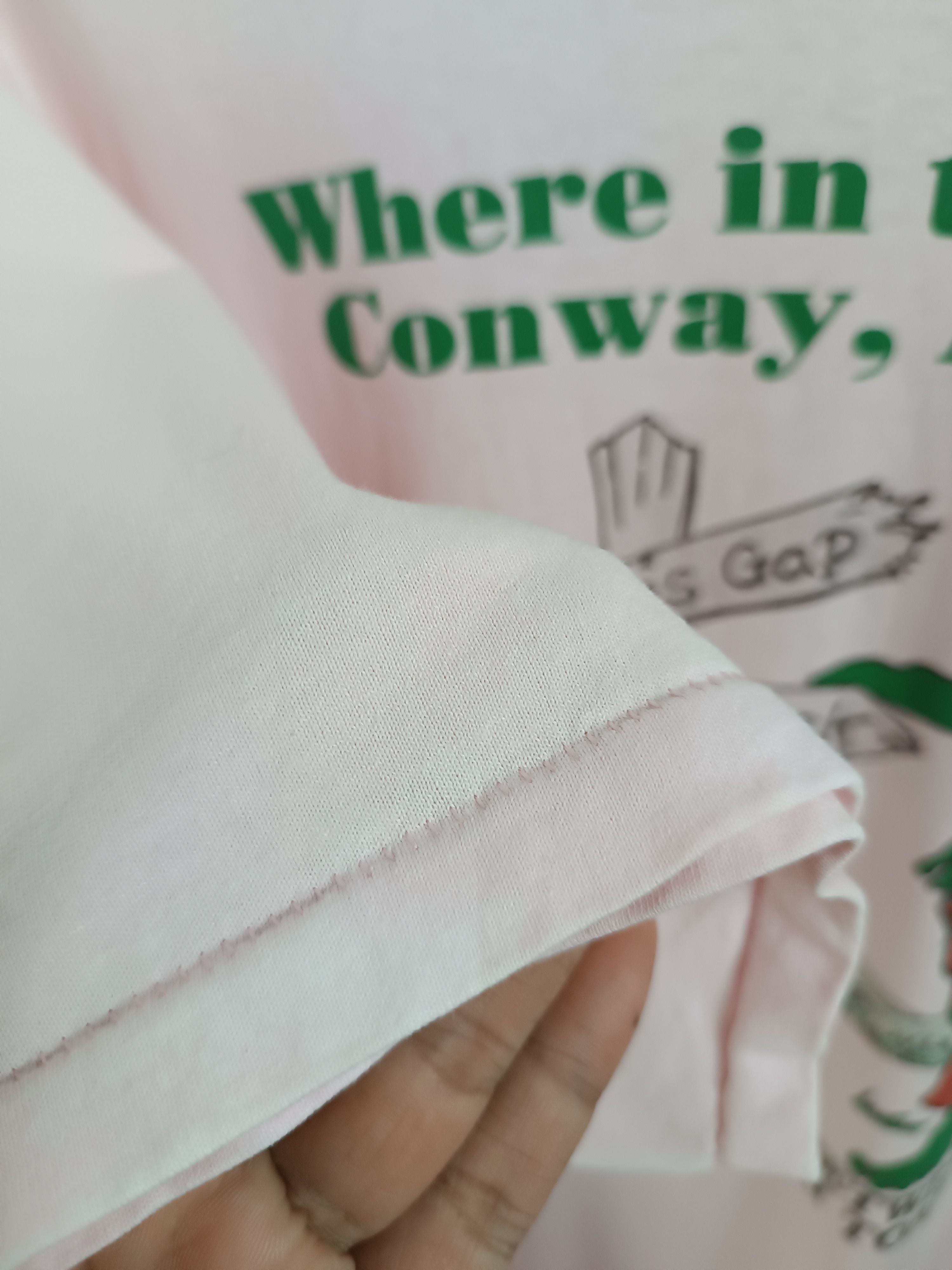 Vintage VINTAGE 90'S ADULT HUMOR CONWAY ARKANSAS GREEN FROG FUNNY TS Size US XL / EU 56 / 4 - 10 Thumbnail