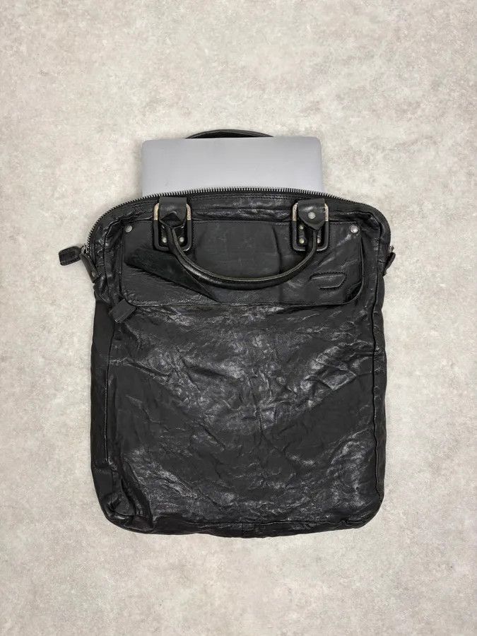 Diesel Diesel Black Leather Avant-Garde Shoulder Bag Size ONE SIZE - 10 Thumbnail