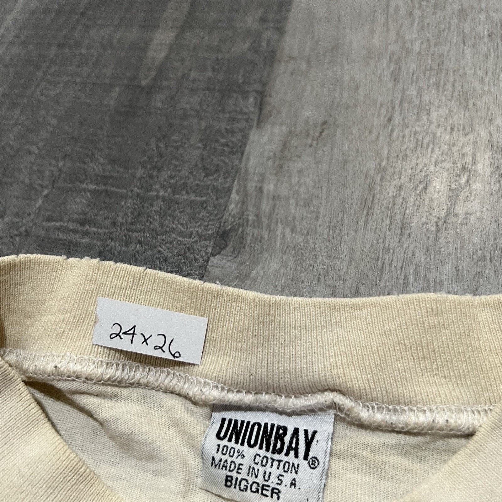 UNIONBAY VTG Union Bay Sportswear T Shirts Black/White 80s 90s USA Size US M / EU 48-50 / 2 - 8 Thumbnail