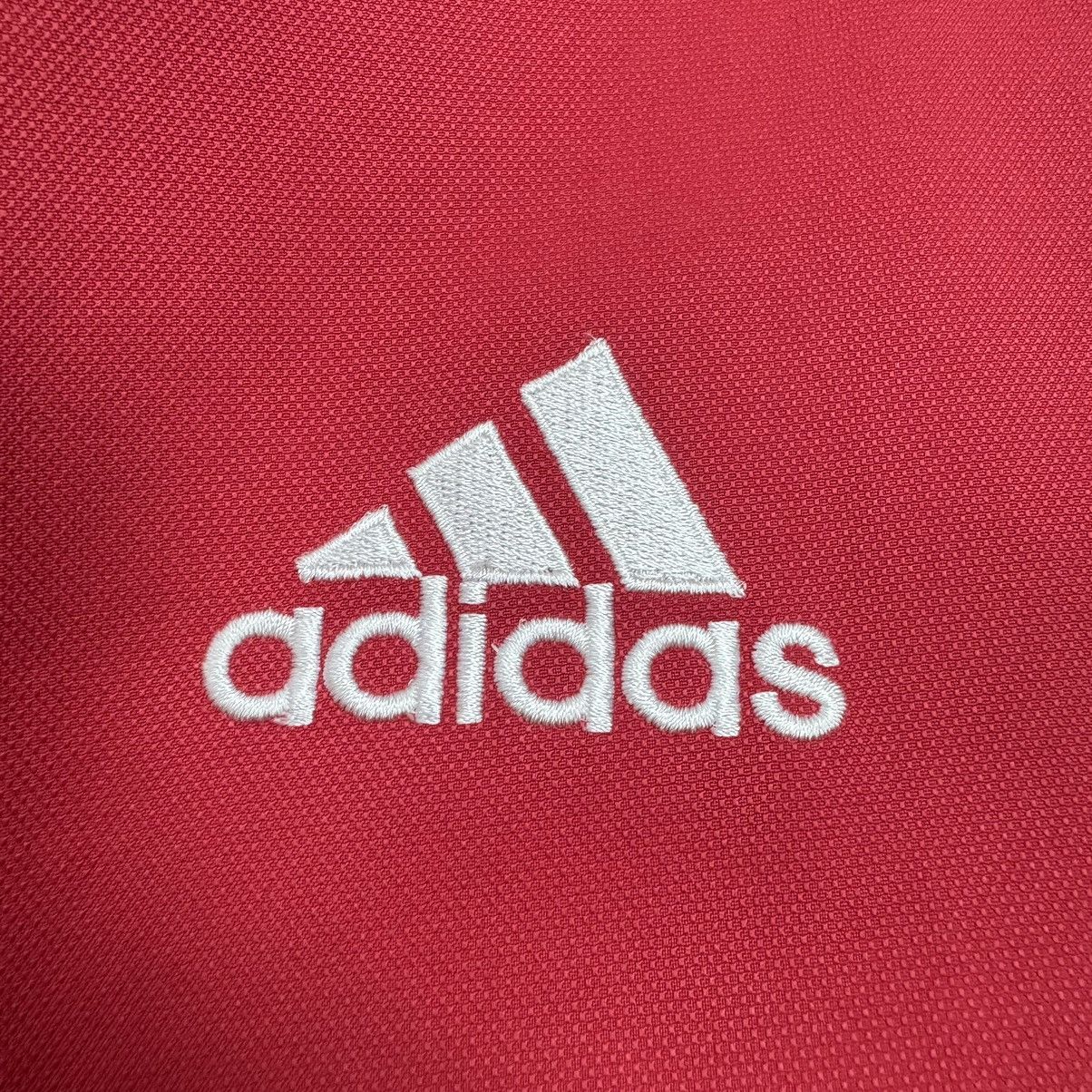 Adidas Vintage Y2K Adidas Sports 3 Stripes Track Jacket Red/Black Size US L / EU 52-54 / 3 - 6 Thumbnail