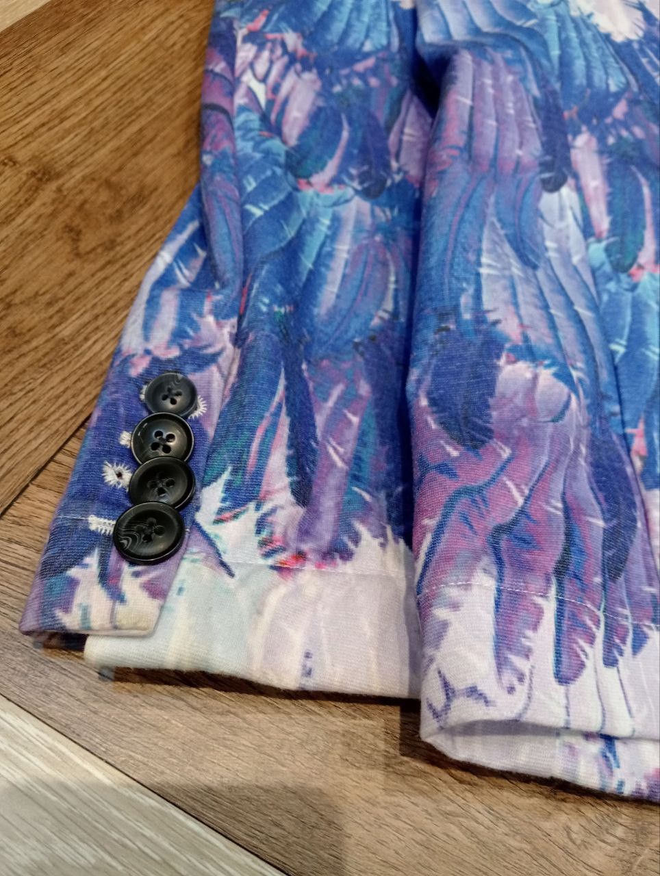 Japanese Brand JAPANESE DOWBL FEATHER OVERPRINT BLAZERS Size 46R - 11 Thumbnail