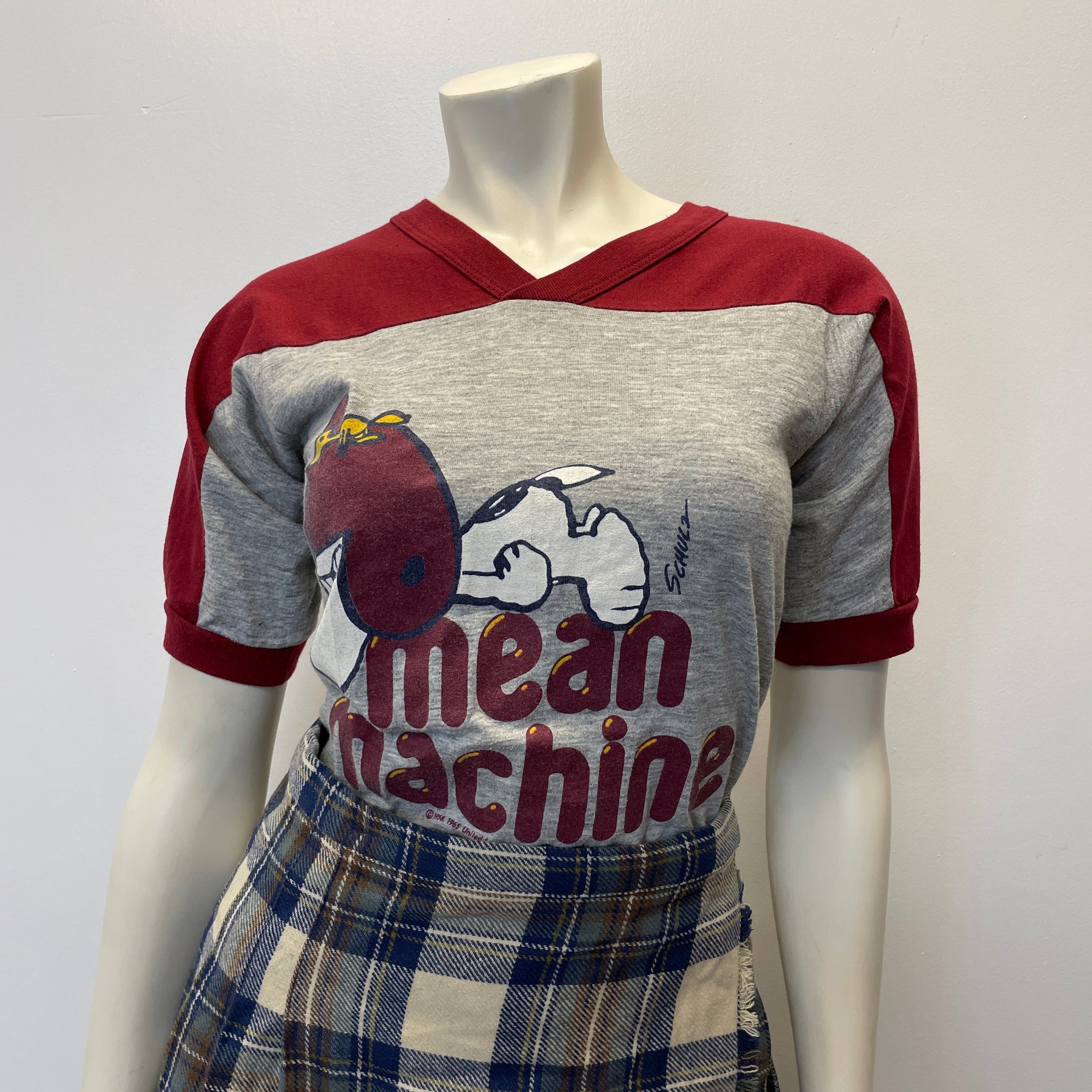 Other 60s Snoopy & Woodstock Made In USA "Mean Machine" Football Single Stitch T-Shirt Size Small Size US S / EU 44-46 / 1 - 2 Thumbnail