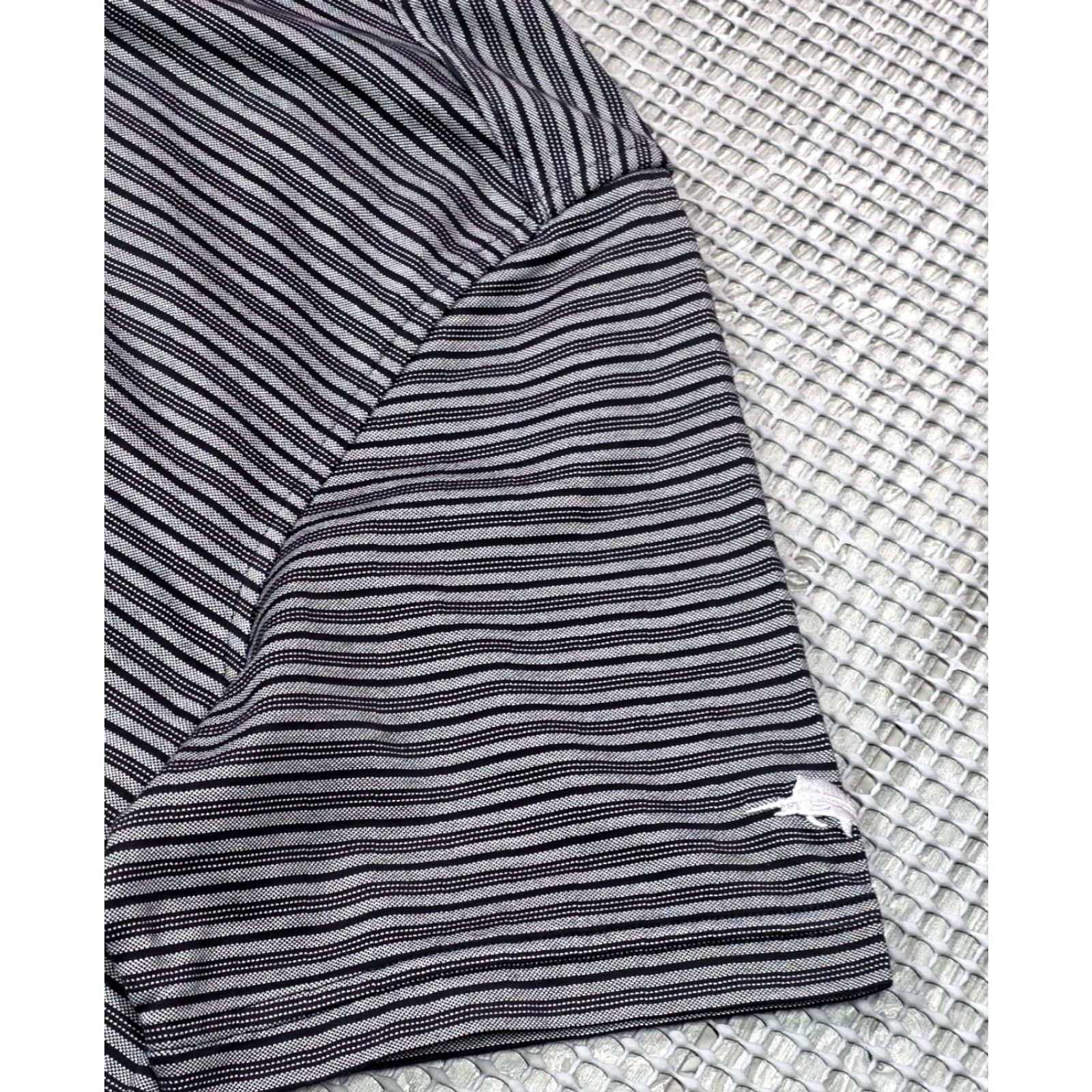 Tommy Bahama Tommy Bahama Polo Carolina Panthers Shirt Men L Gray Stripe Short Sleeve Stretch Size US L / EU 52-54 / 3 - 4 Thumbnail