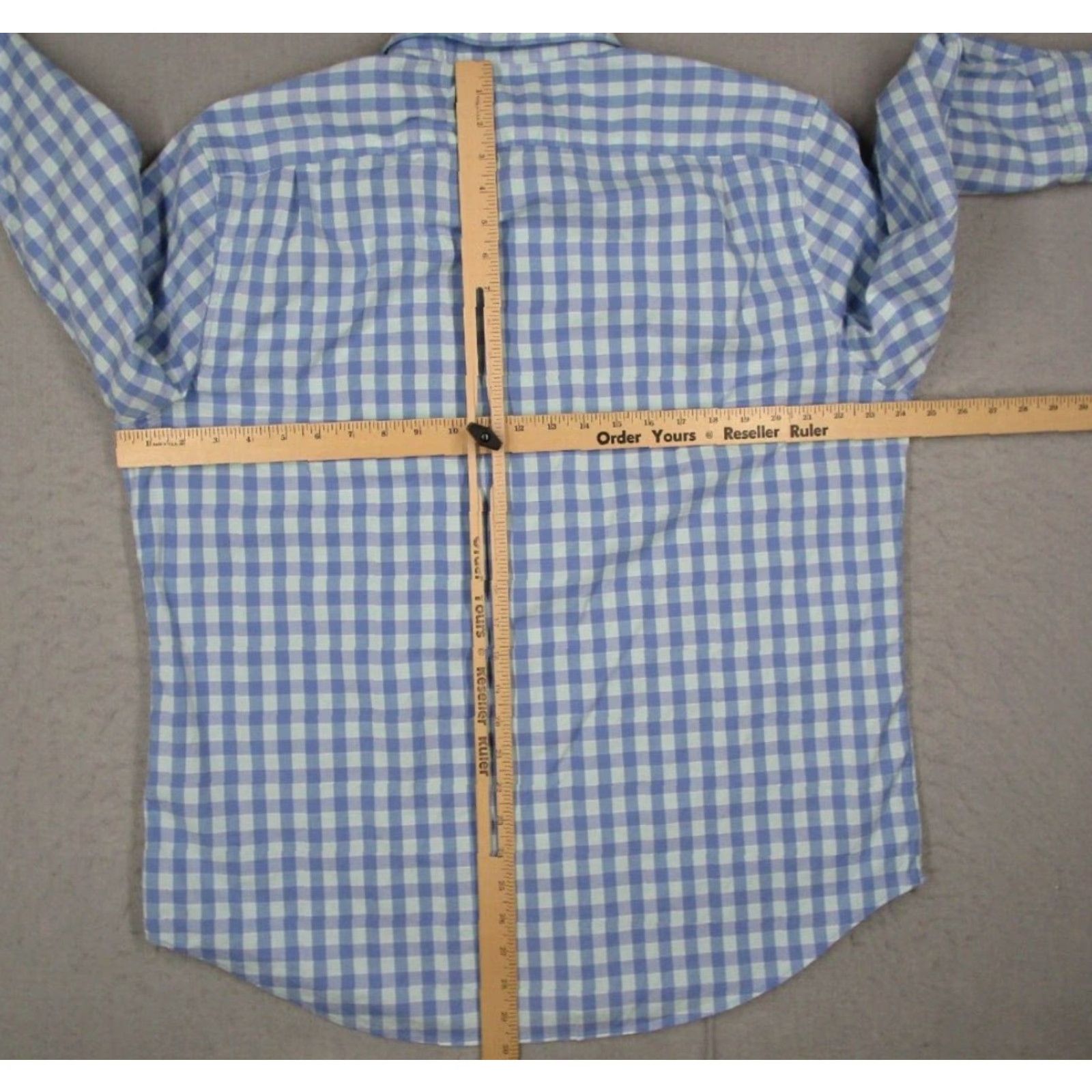 Bonobos Bonobos Shirt Mens XL Blue Check Button-Up Long Sleeve Knit Casual Work Size US XL / EU 56 / 4 - 5 Thumbnail