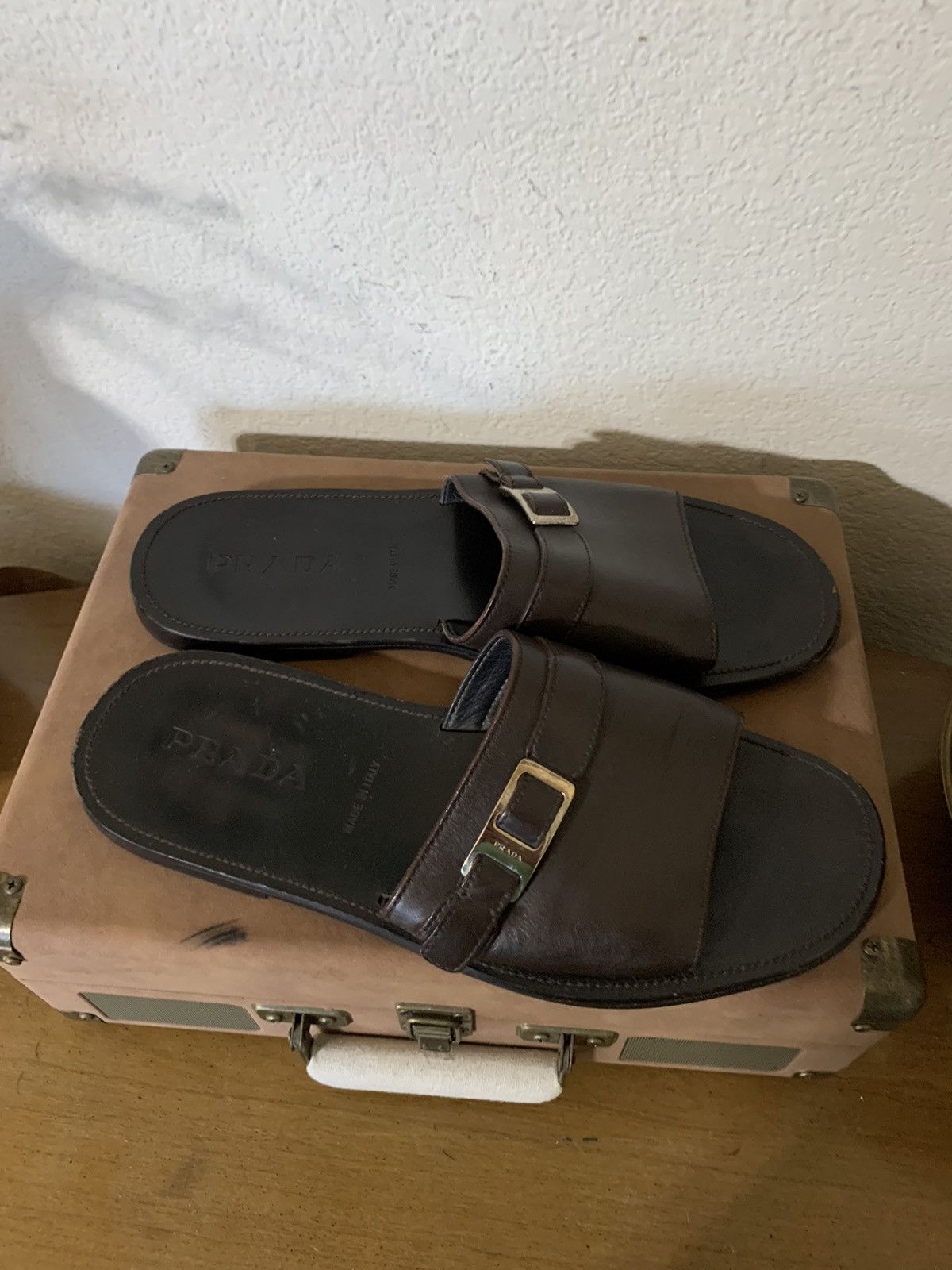 Prada Novo Calf sandals style # 2X1969 Size US 11 / EU 44 - 3 Thumbnail