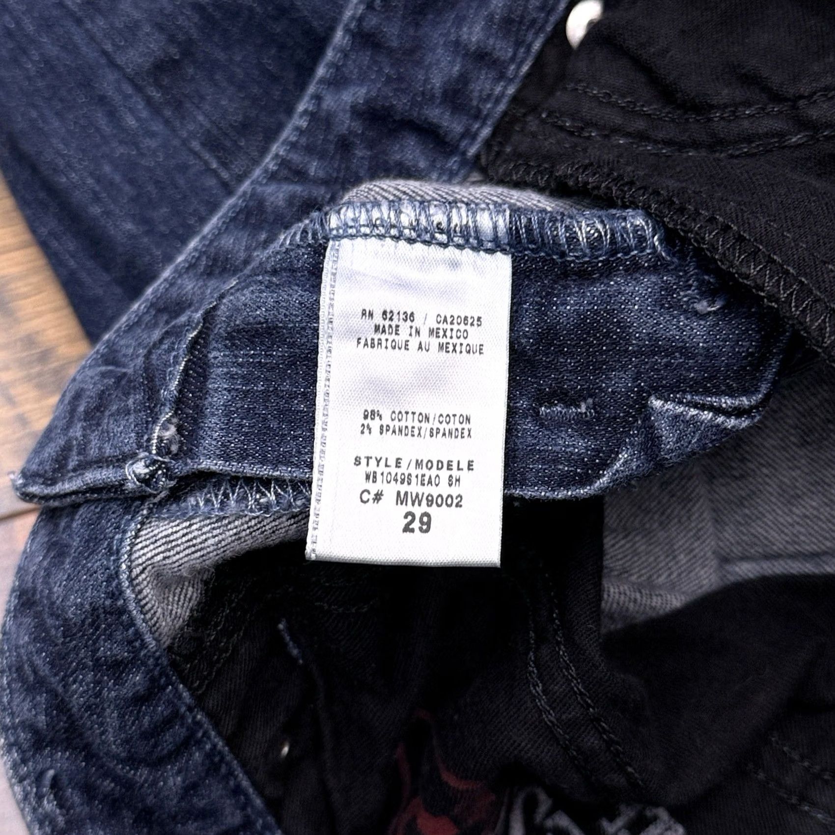 Guess GUESS Jeans Skinny Jeans Womens 29 Low Rise Stretch Denim Blue 5-Pocket City Slim Fit Womens Size 29 Regular Size 29" - 7 Thumbnail