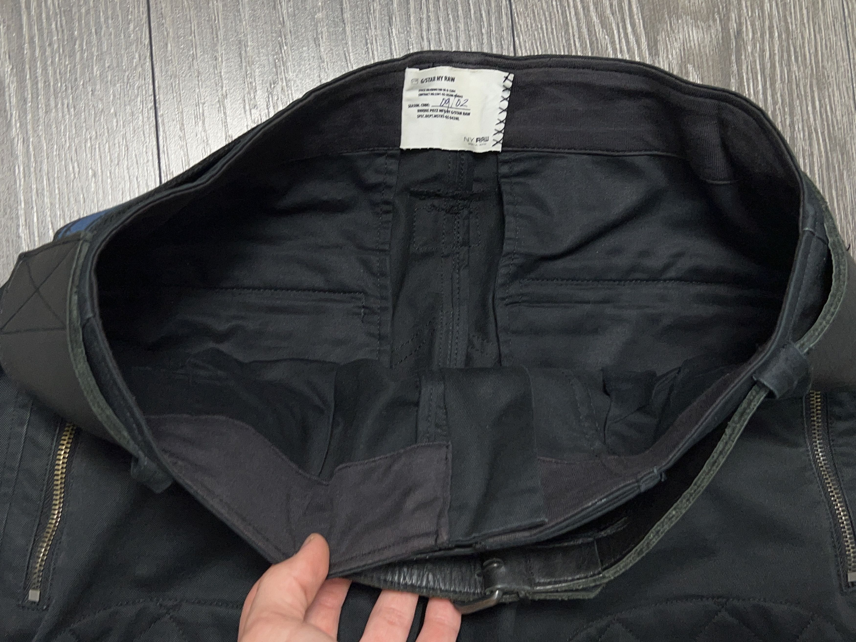 G-Star RARE NY RAW Special Edition Quilted Pants Biker Moto Style Size US 32 / EU 48 - 9 Thumbnail