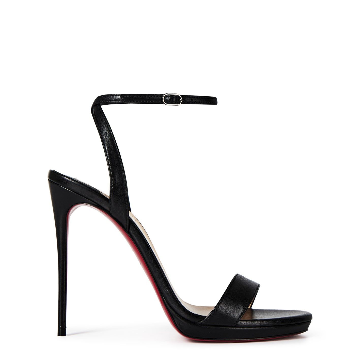 Christian Louboutin Women'S Loubi Queen Leather Sandals, 120mm Size US 7 / IT 37 - 1 Thumbnail