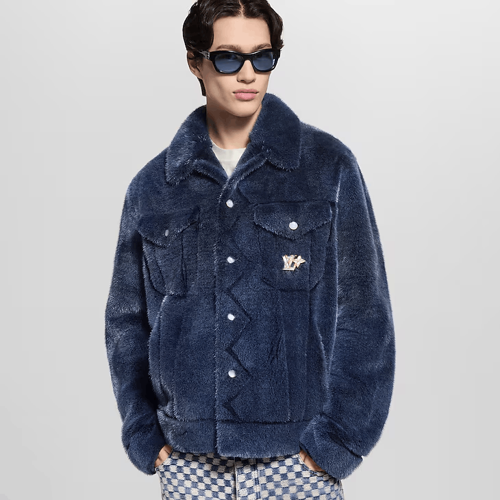 Louis Vuitton Mink Denim Trucker Jacket Size US XS / EU 42 / 0 - 2 Thumbnail