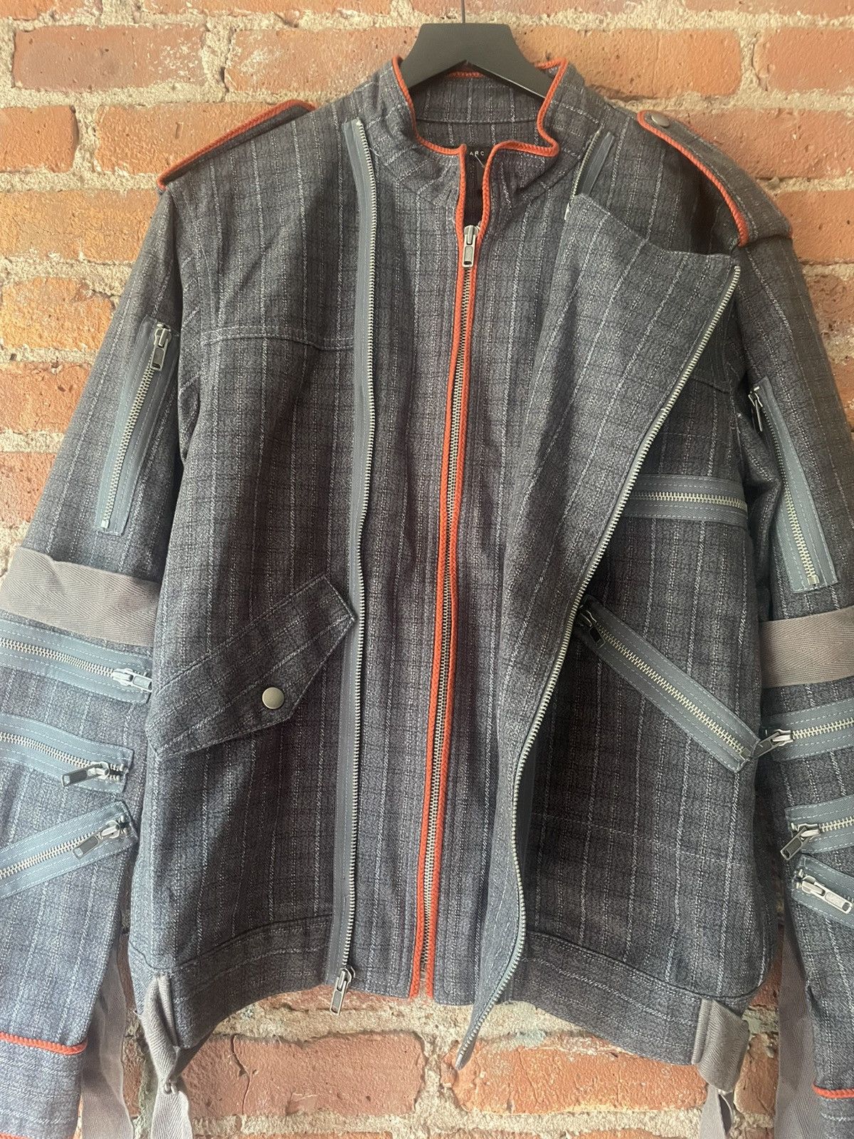 Marc Jacobs Marc Jacobs Vintage Plaid Denim Zipper Men’s Jacket 2005 Size US M / EU 48-50 / 2 - 9 Thumbnail