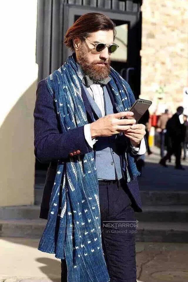 Visvim Vintage Indigo African Dyed Shawl. Size ONE SIZE - 3 Thumbnail