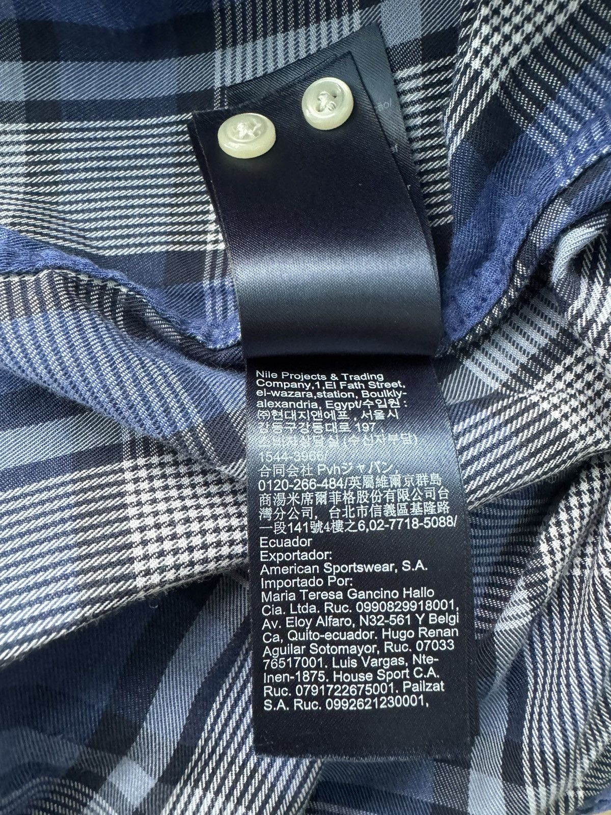 Polo Ralph Lauren Tommy Hilfiger Hounds Tooth Plaid Checkered Button Up Shirt Size US M / EU 48-50 / 2 - 16 Thumbnail