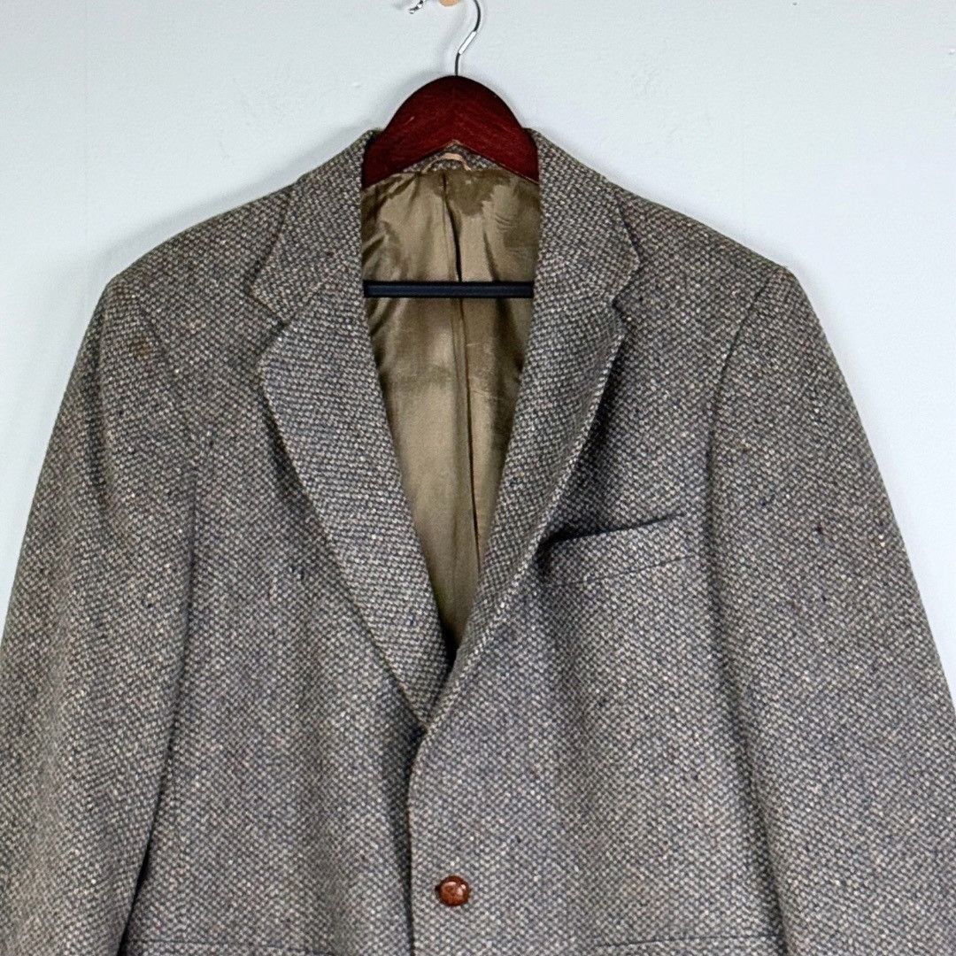 Levi's Vintage 70s Levi Tailored Classics Wool Tweed Mens Blazer 42 Size 42L - 7 Thumbnail