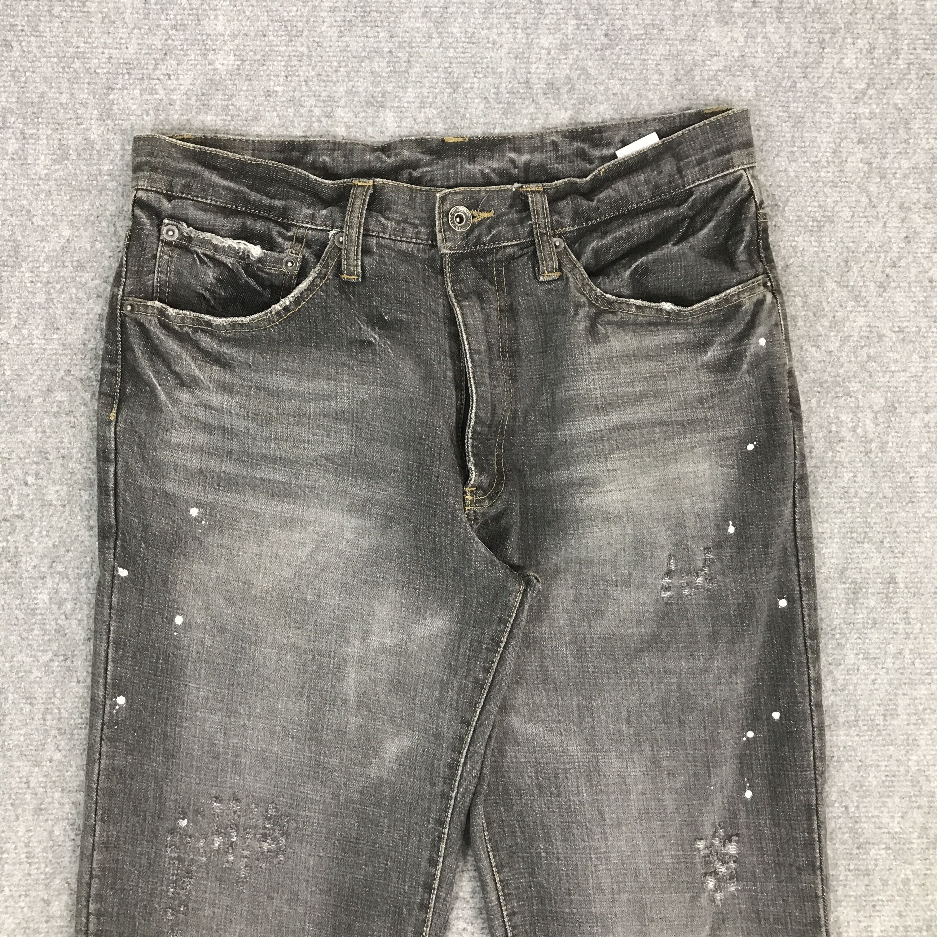 Japanese Brand BOOTCUT BLACK FADED DENIM JAPANESE BRAND PANTS Size US 31 - 3 Thumbnail