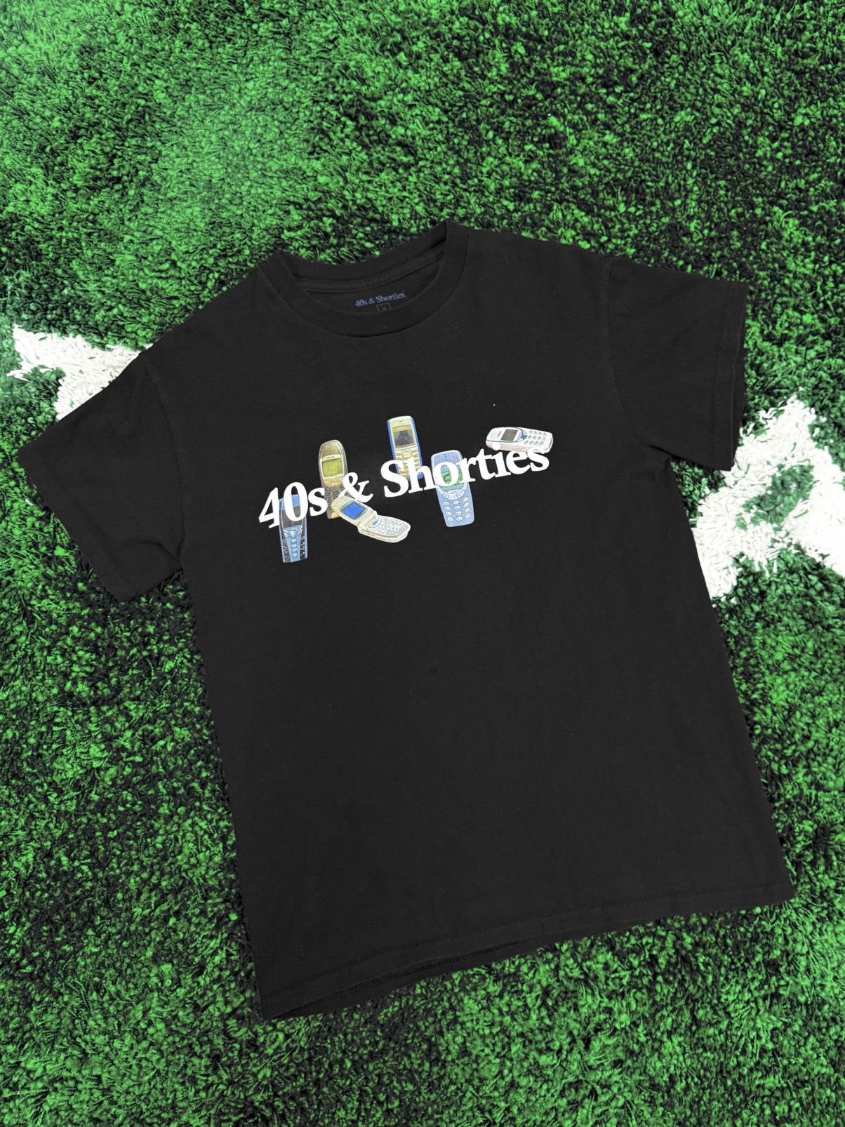 40's & Shorties 40s and Shorties Burner Retro Cell Phone Tee Black Small Size US S / EU 44-46 / 1 - 1 Thumbnail