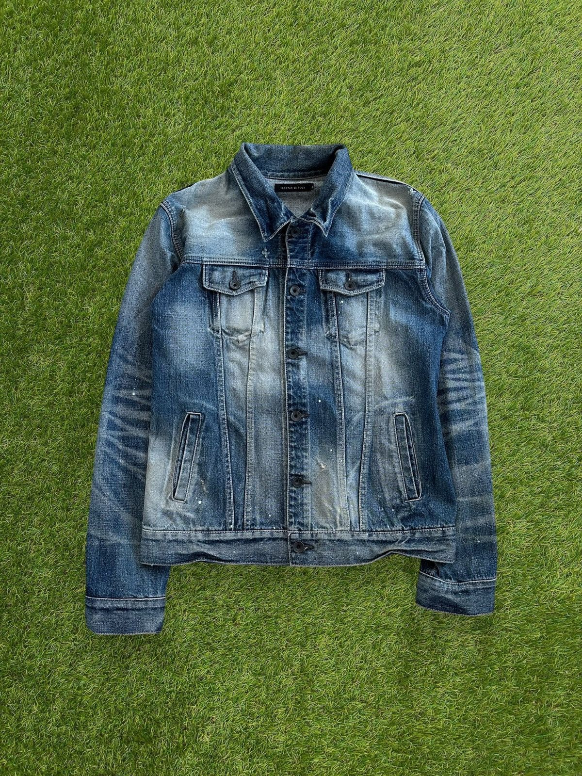Japanese Brand × Streetwear Fuga Distressed Denim Jacket