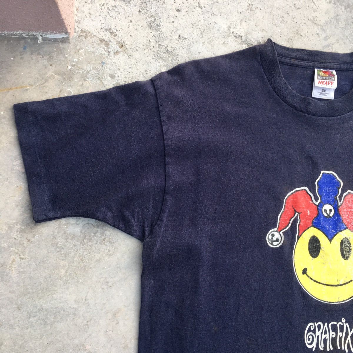 Fruit Of The Loom Vintage Graffix Clown Single Stitch Size US M / EU 48-50 / 2 - 4 Thumbnail