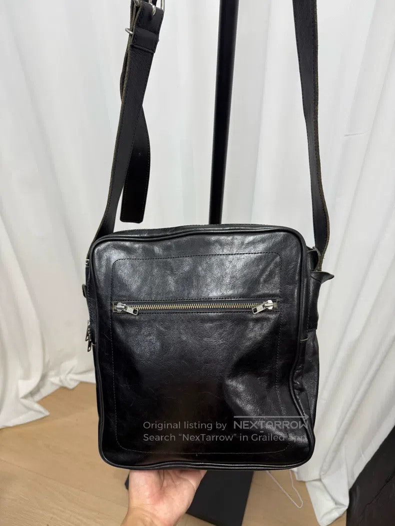 Yohji Yamamoto Square Cowhide Shoulder Bag