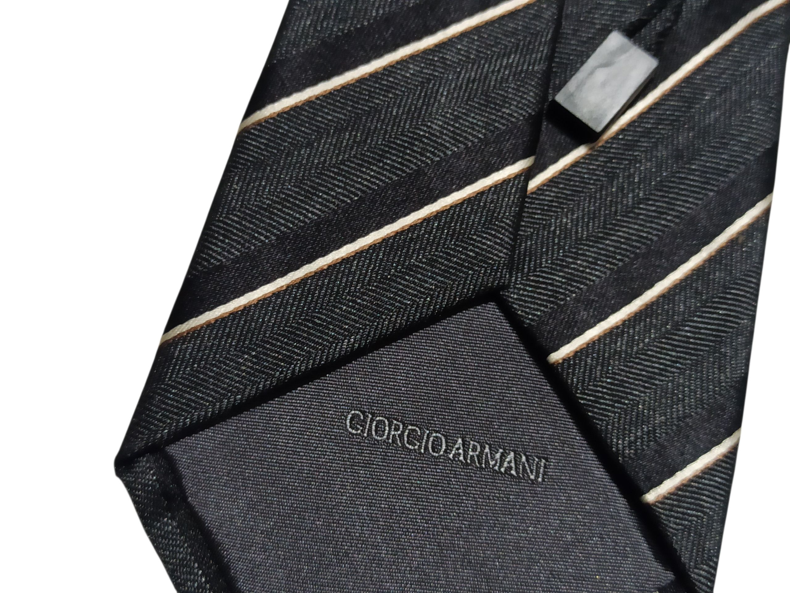 Giorgio Armani NWOT Giorgio Armani Silk Tie HAND MADE IN ITALY Size ONE SIZE - 6 Thumbnail
