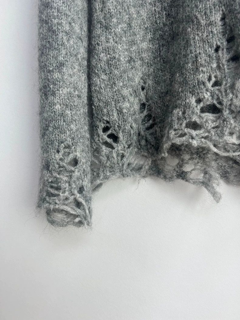 Number (N)ine Number (N)ine 09 AW Wrecked Mohair Sweater 2502-Nextarrow Size US M / EU 48-50 / 2 - 3 Thumbnail