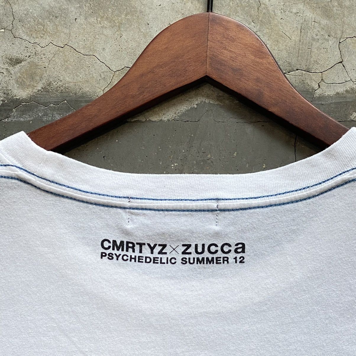 Japanese Brand Vintage Zucca x CMRTYZ Poncho Oversize Tee Size US XXL / EU 58 / 5 - 7 Thumbnail