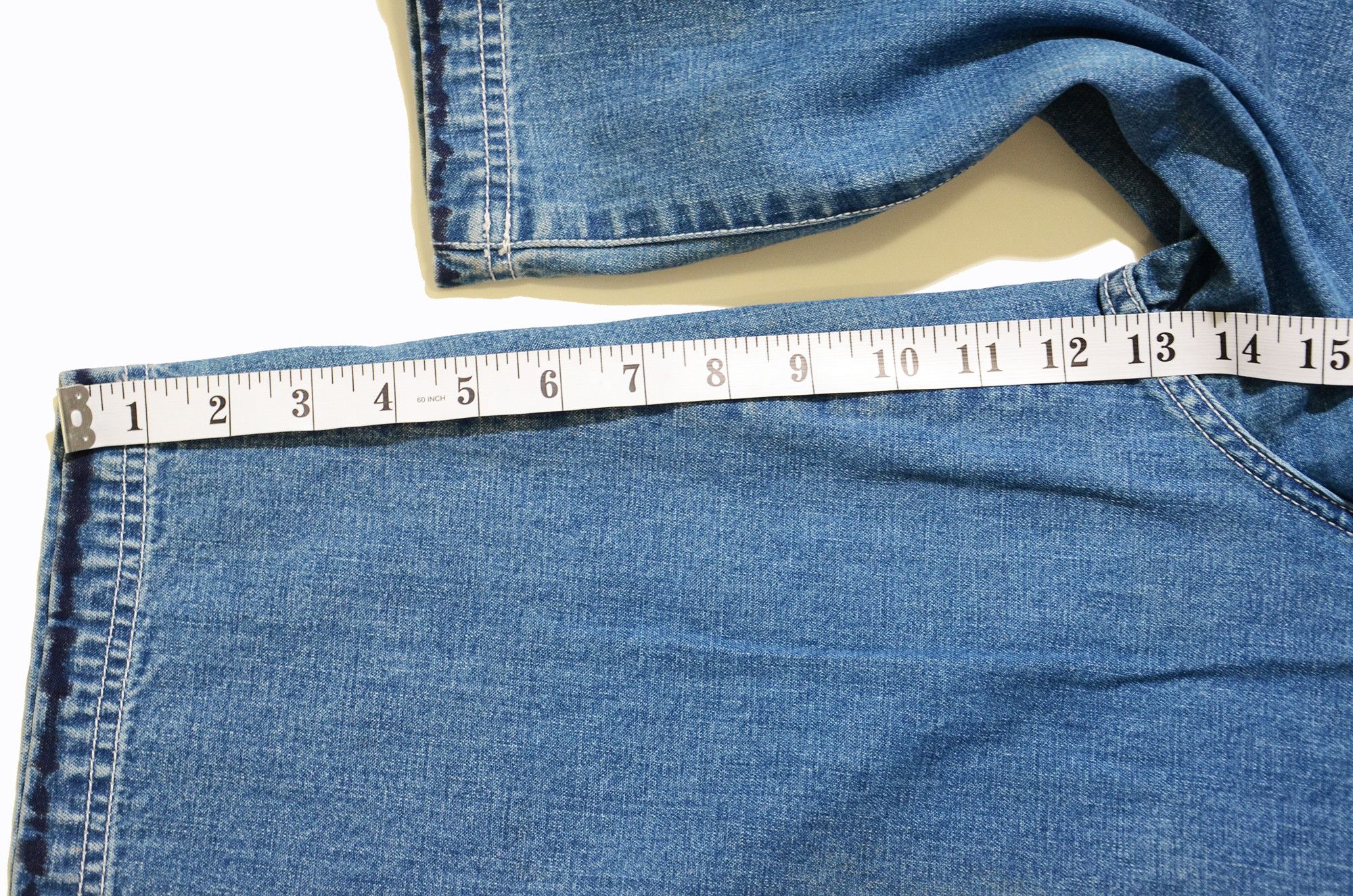 Phat Farm [Color Defects] Phat Farm Denim Shorts 90s Hiphop Streetwear Size US 34 / EU 50 - 14 Thumbnail