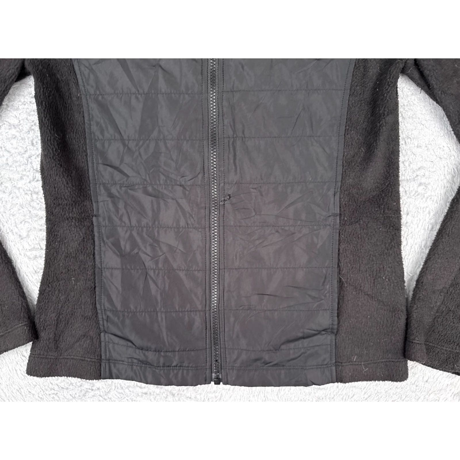 Timberland Timberland Jacket Womens S Black Full Zip Hooded Fleece Polyester Mock Neck READ Size S / US 4 / IT 40 - 5 Thumbnail