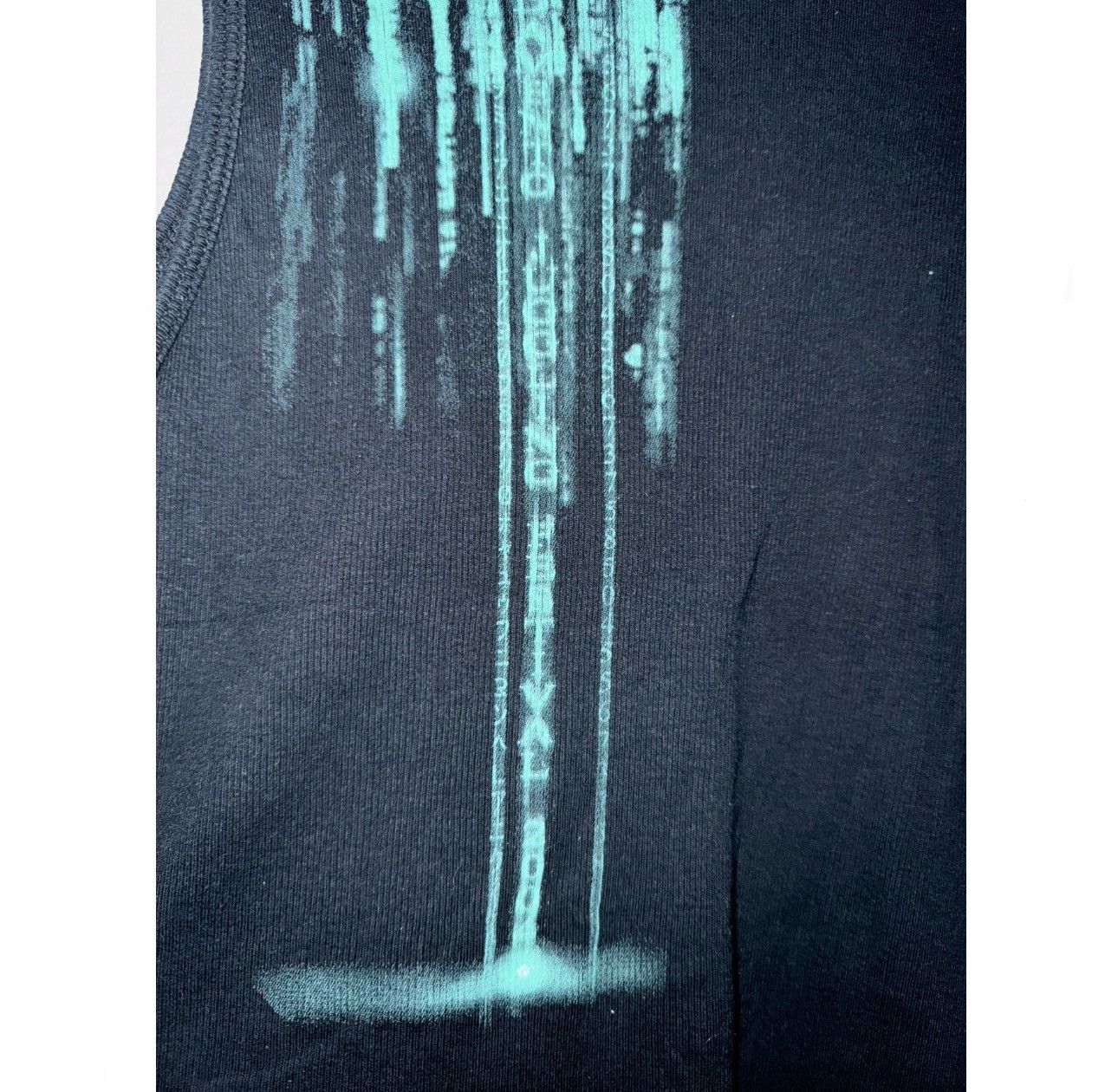 Other × Vintage Women’s Black Tank Screen Printed Matrix Size Small Shirt Size S / US 4 / IT 40 - 4 Thumbnail