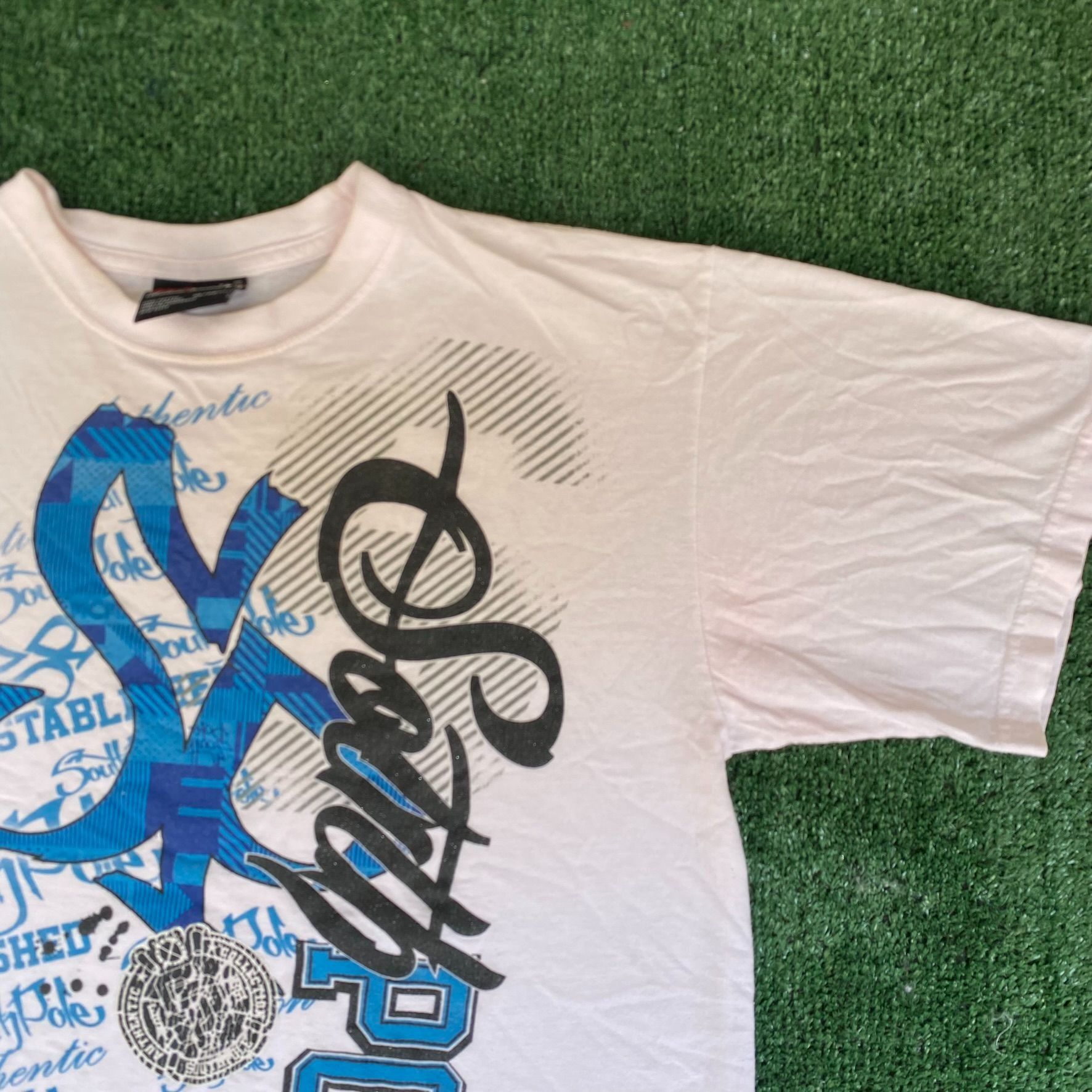 Southpole Vintage Y2K SouthPole Logo Shirt 2000s Hip Hop Skater Tee Size US XL / EU 56 / 4 - 2 Thumbnail