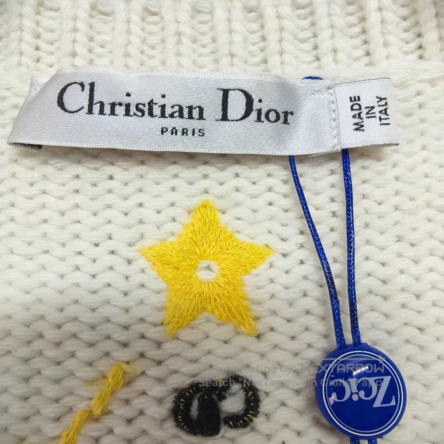 Dior Dior Zodiac Crab Knitted Vest. Size XS / US 0-2 / IT 36-38 - 3 Thumbnail