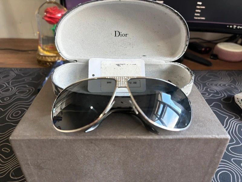 Dior AW05 Dior Homme By Hedi Slimane Aviator Sunglasses Size ONE SIZE - 2 Thumbnail