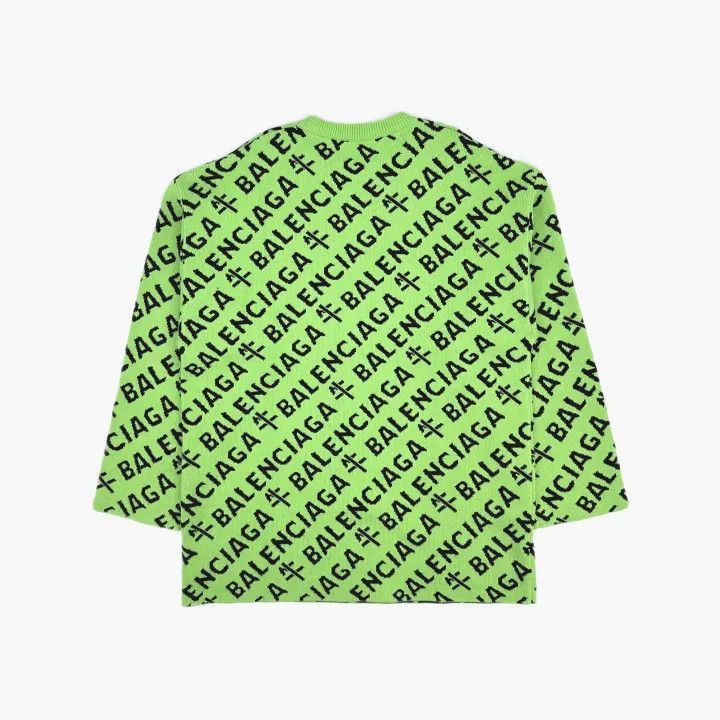 Balenciaga Balenciaga SS21 Logo Knit Long Sleeve Sweater 0079-2507 Size US S / EU 44-46 / 1 - 3 Thumbnail