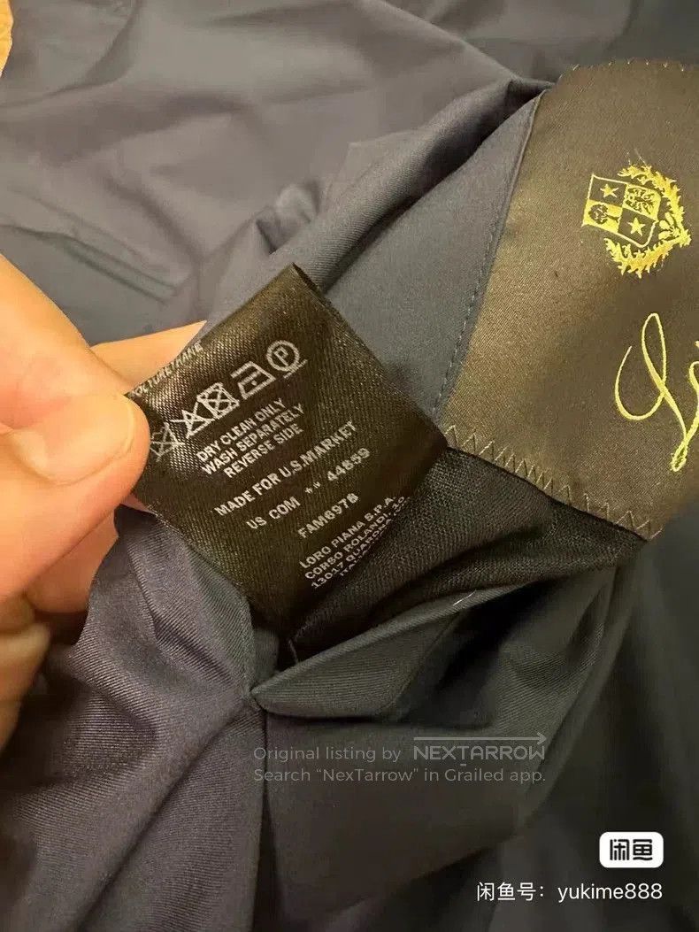 Loro Piana Loro Piana Men's Reversible Bomber Jacket. Size US M / EU 48-50 / 2 - 5 Thumbnail