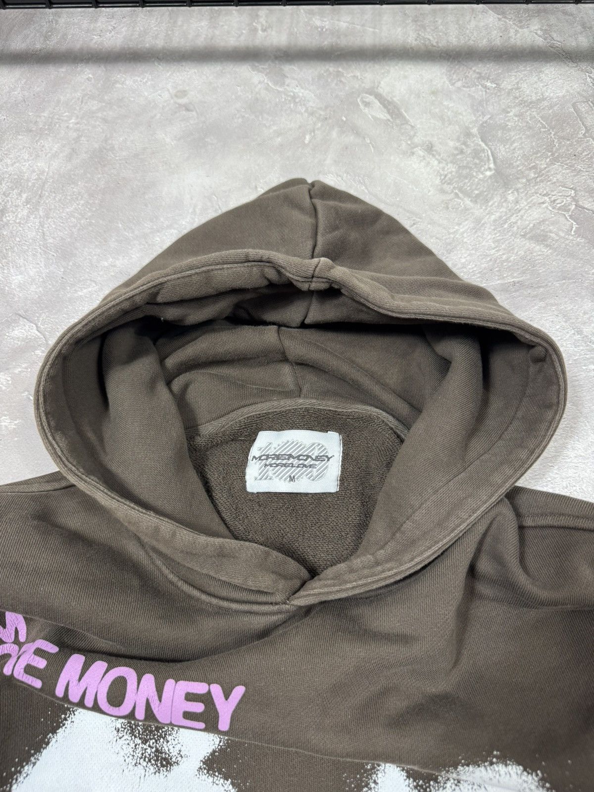 Vintage Make More Money Brown Y2k Baggy Hoodie CPFM style Size US M / EU 48-50 / 2 - 5 Thumbnail