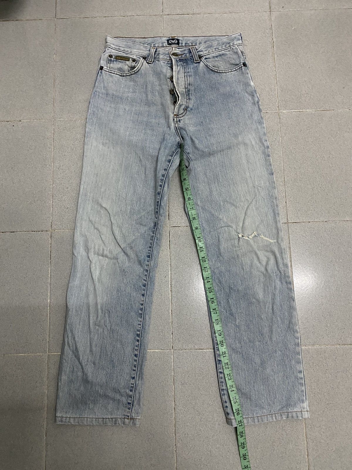 Dolce & Gabbana × Vintage Vintage Dolce&Gabbana Distress Denim Jeans Size US 29 - 15 Thumbnail