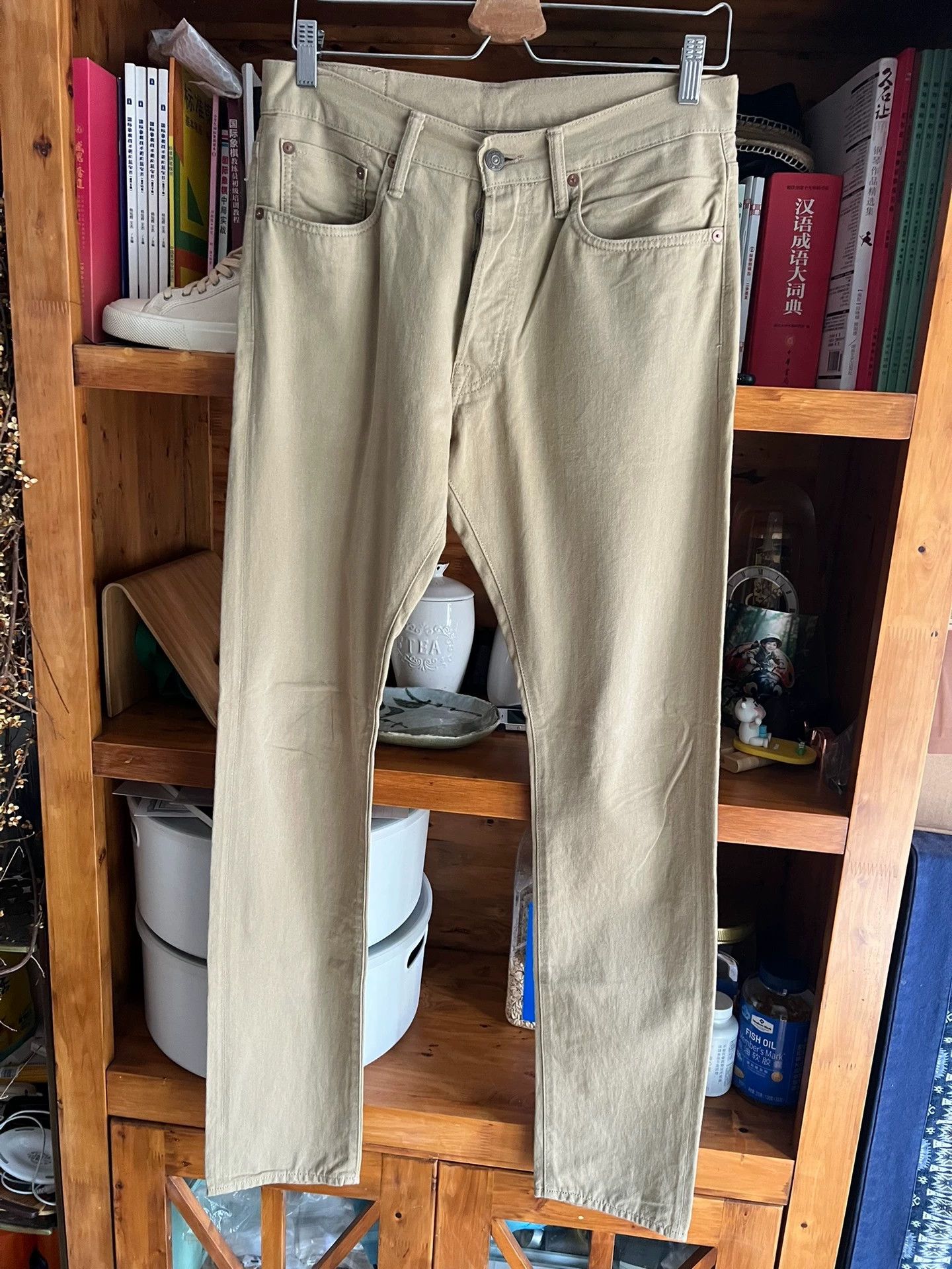 Other PBJ Selvedge Straight Mid High Waist 31 JPN Size US 31 - 3 Thumbnail