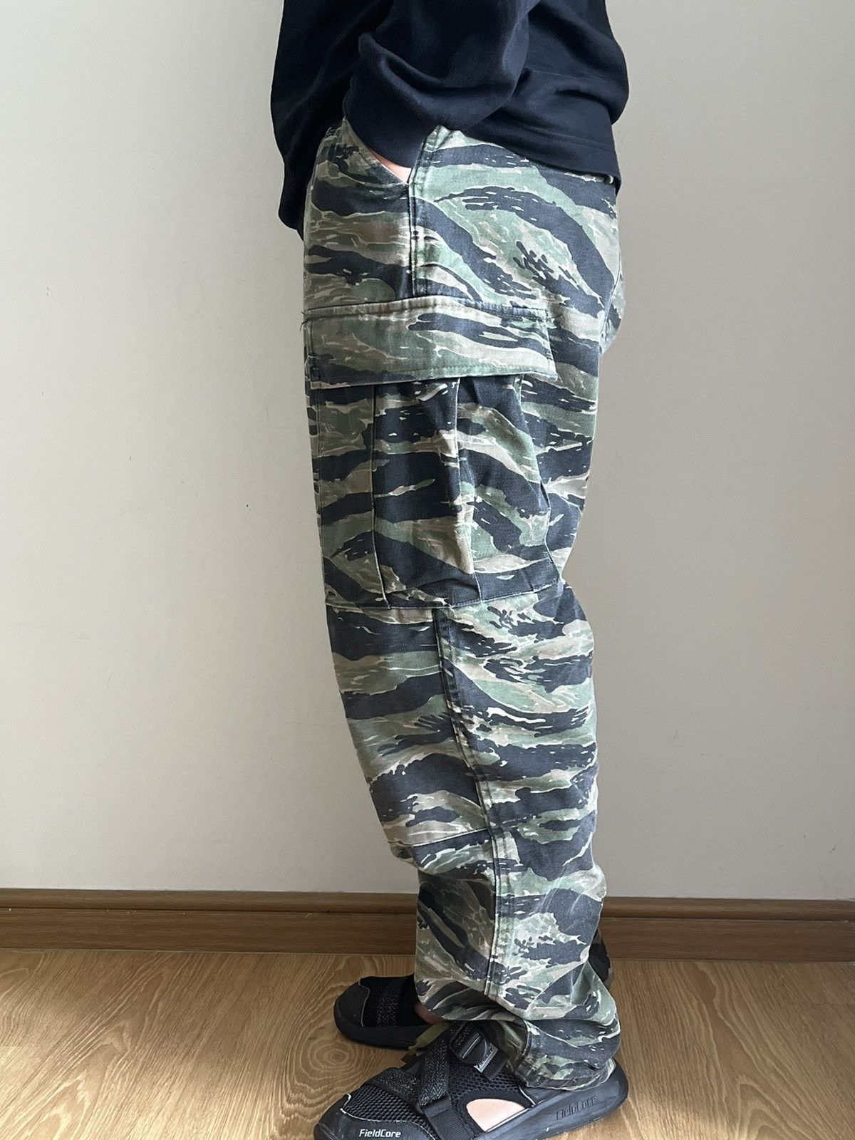 Vintage Vintage Cargo Camo Tiger Stripe Size US 34 / EU 50 - 11 Thumbnail