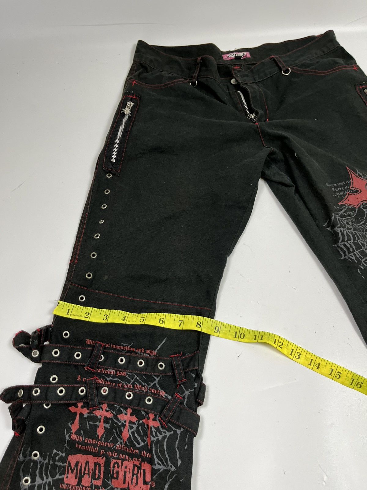 Hysteric Glamour × If Six Was Nine × Japanese Brand Japanese vintage Flared Mad Punk gothic Size US 30 / EU 46 - 21 Thumbnail