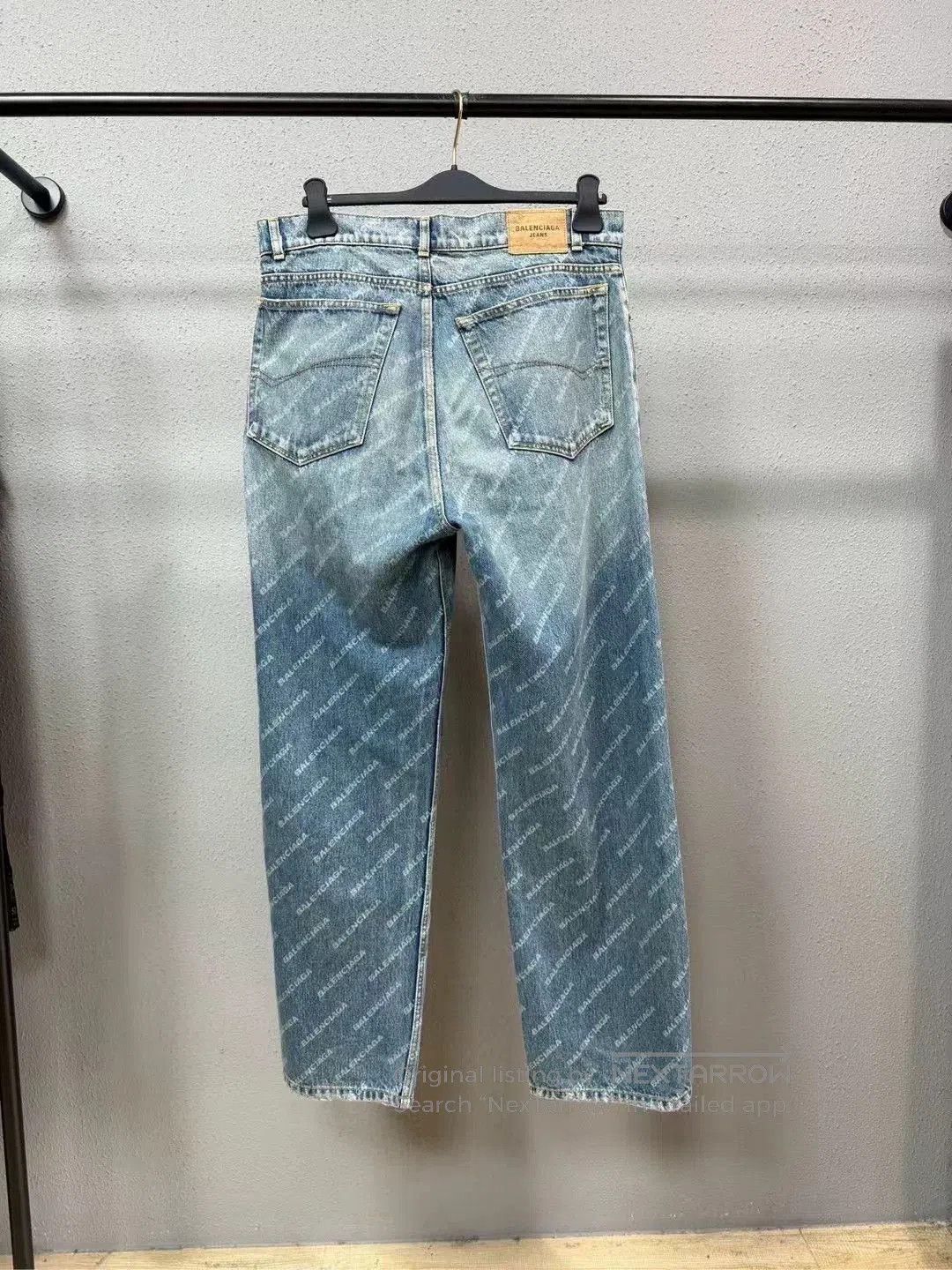 Balenciaga Balenciaga All-over Print Denim Jeans. Size US 27 - 2 Thumbnail