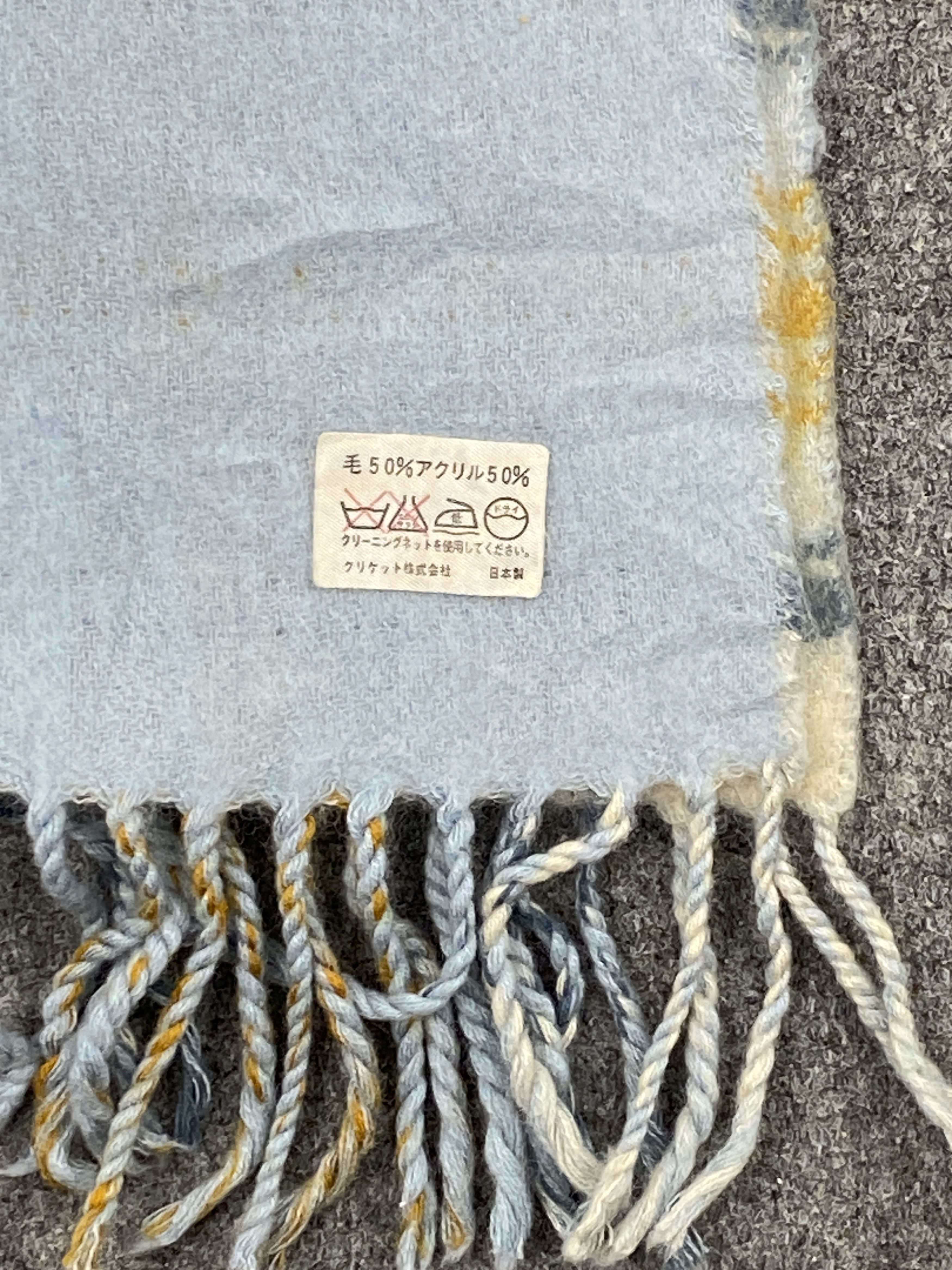 Burma Bibas Barma Bibas Checkered Scarf / Muffler / Neckwear - SC0046 Size ONE SIZE - 9 Thumbnail