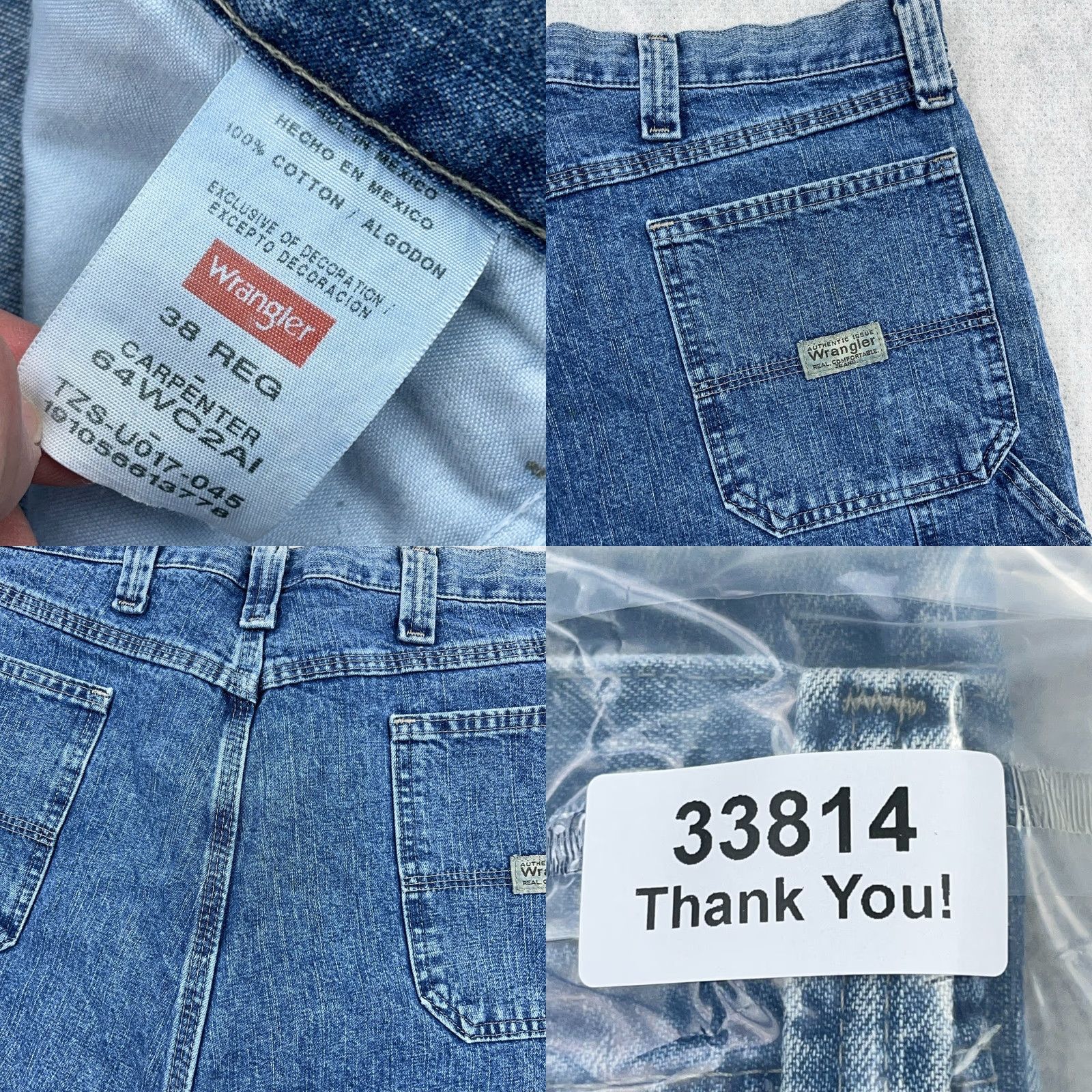 Wrangler Vintage Wrangler Shorts Men 38 Bermuda Denim 5-Pocket Relaxed Fit Jorts Y2K Blue Waist 38 Casual Workwear Shorts Size US 38 / EU 54 - 8 Thumbnail